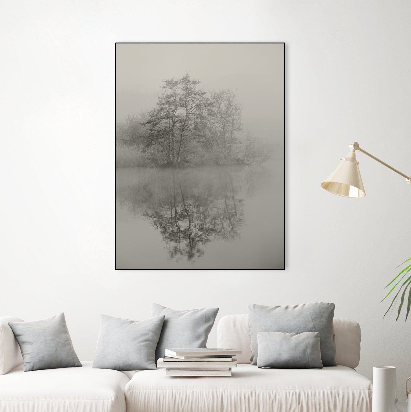 Swan lake by By PEJ on GIANT ART - botanical