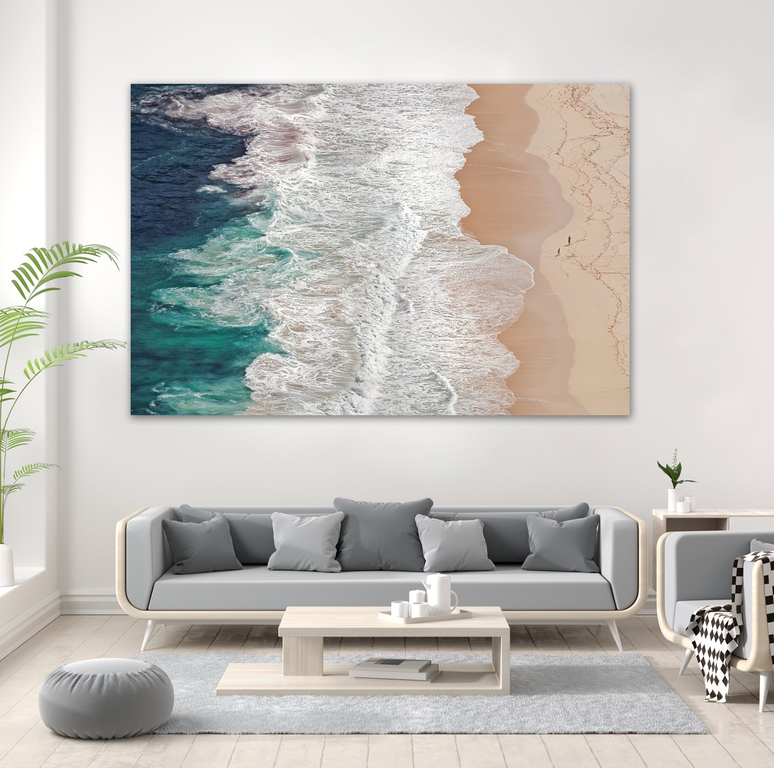 Where the Ocean Ends... by Andreas on GIANT ART - green landscape ocean