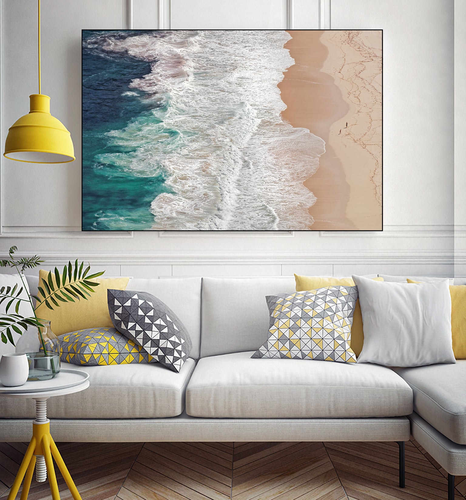 Where the Ocean Ends... by Andreas on GIANT ART - green landscape ocean