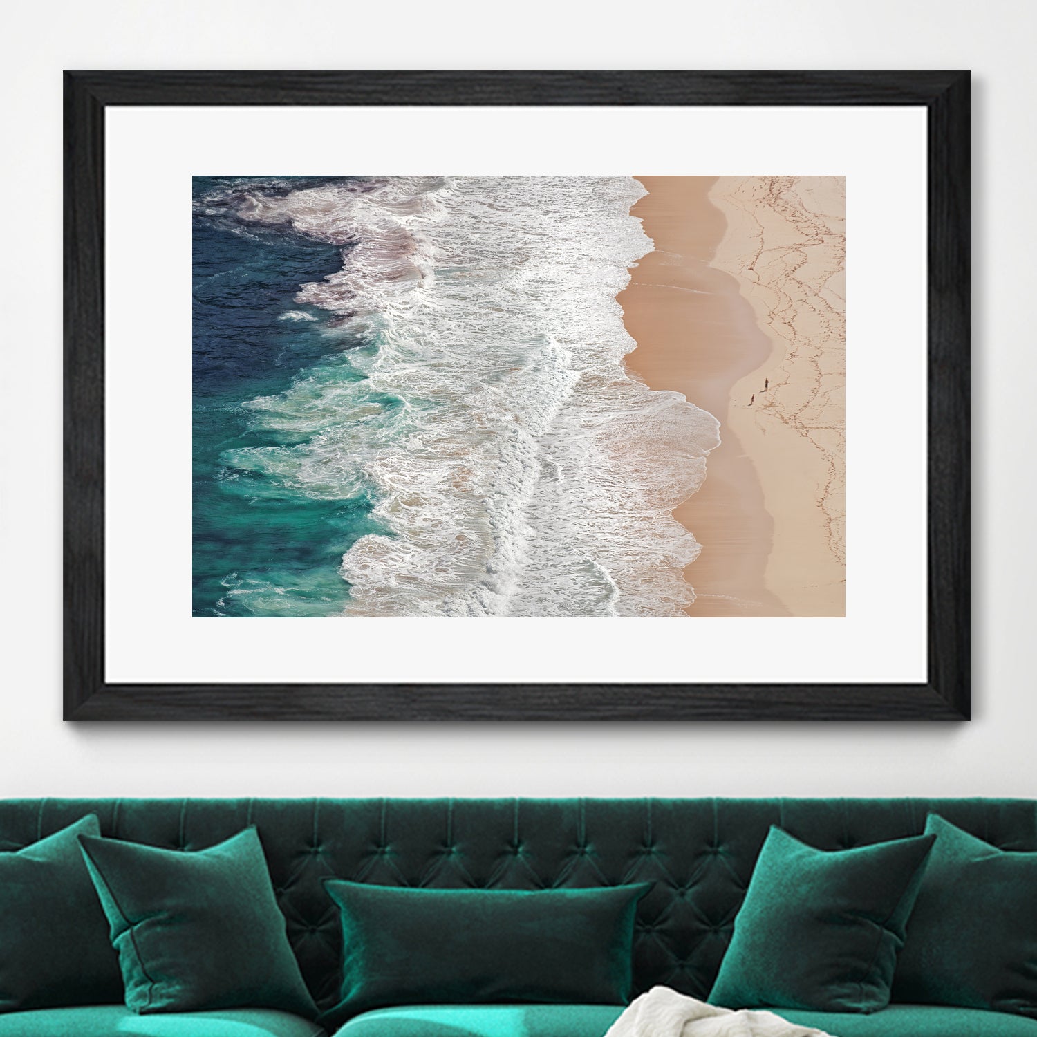 Where the Ocean Ends... by Andreas on GIANT ART - green landscape ocean