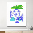 Blue Vase I by Deidre Mosher on GIANT ART - decorative