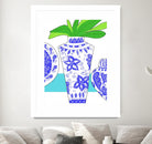 Blue Vase I by Deidre Mosher on GIANT ART - decorative