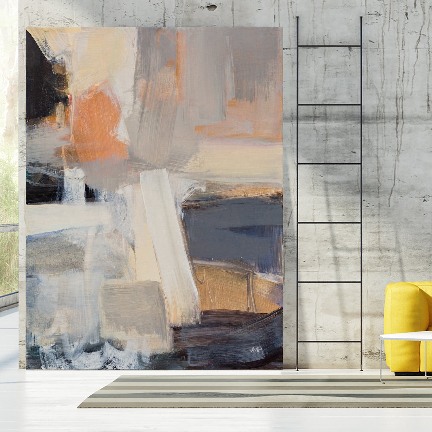 Beale Street Abstract I by Julia Purinton on GIANT ART - black abstract