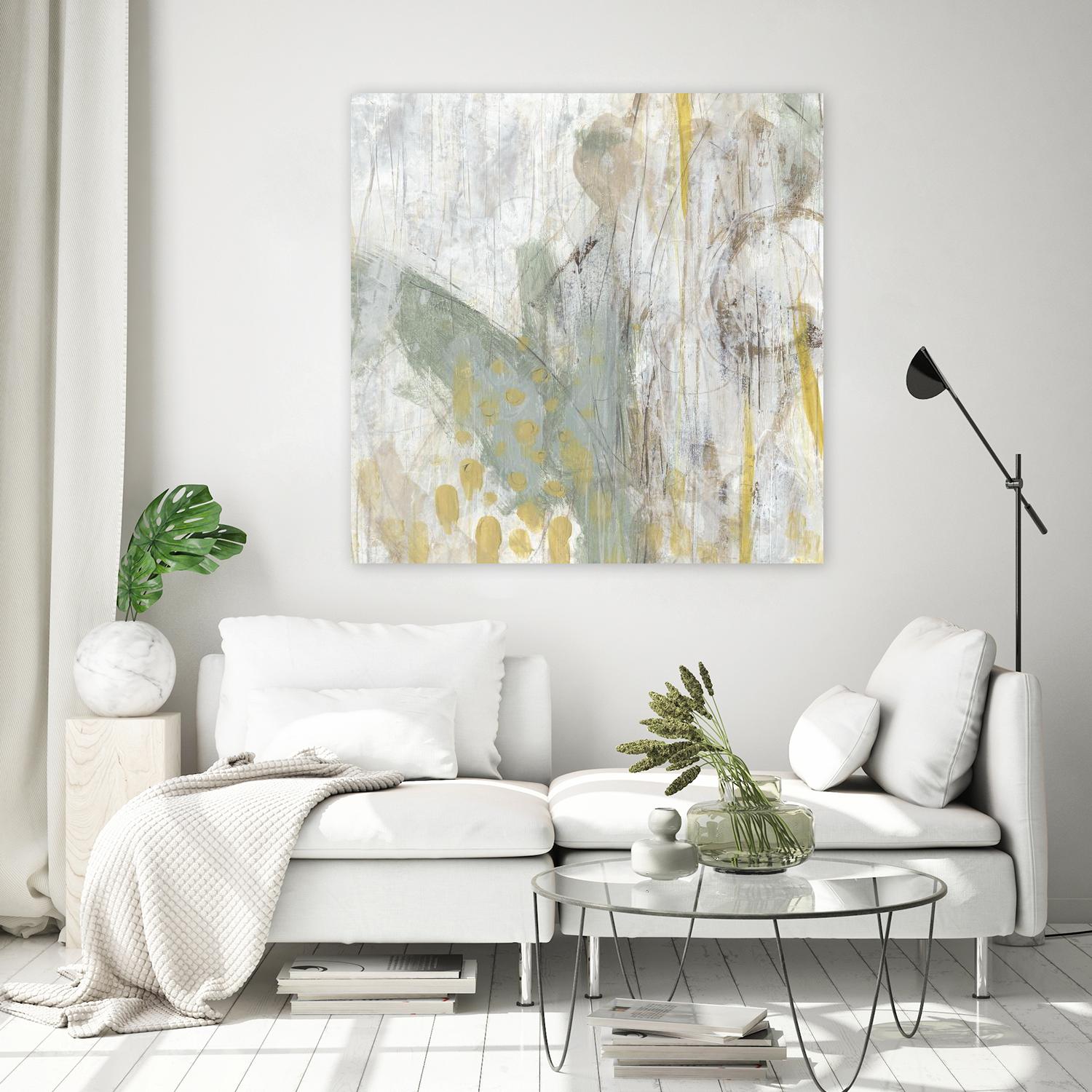 Surface Structure I by June Erica Vess on GIANT ART - green abstract