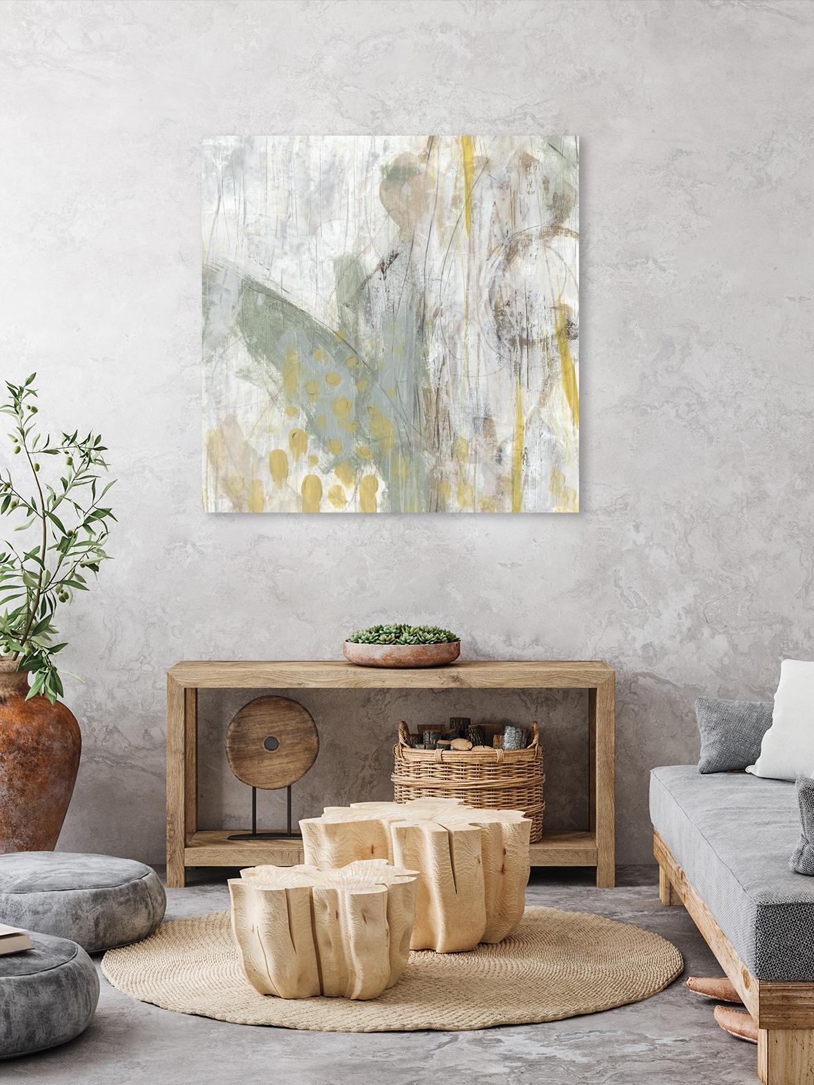 Surface Structure I by June Erica Vess on GIANT ART - green abstract