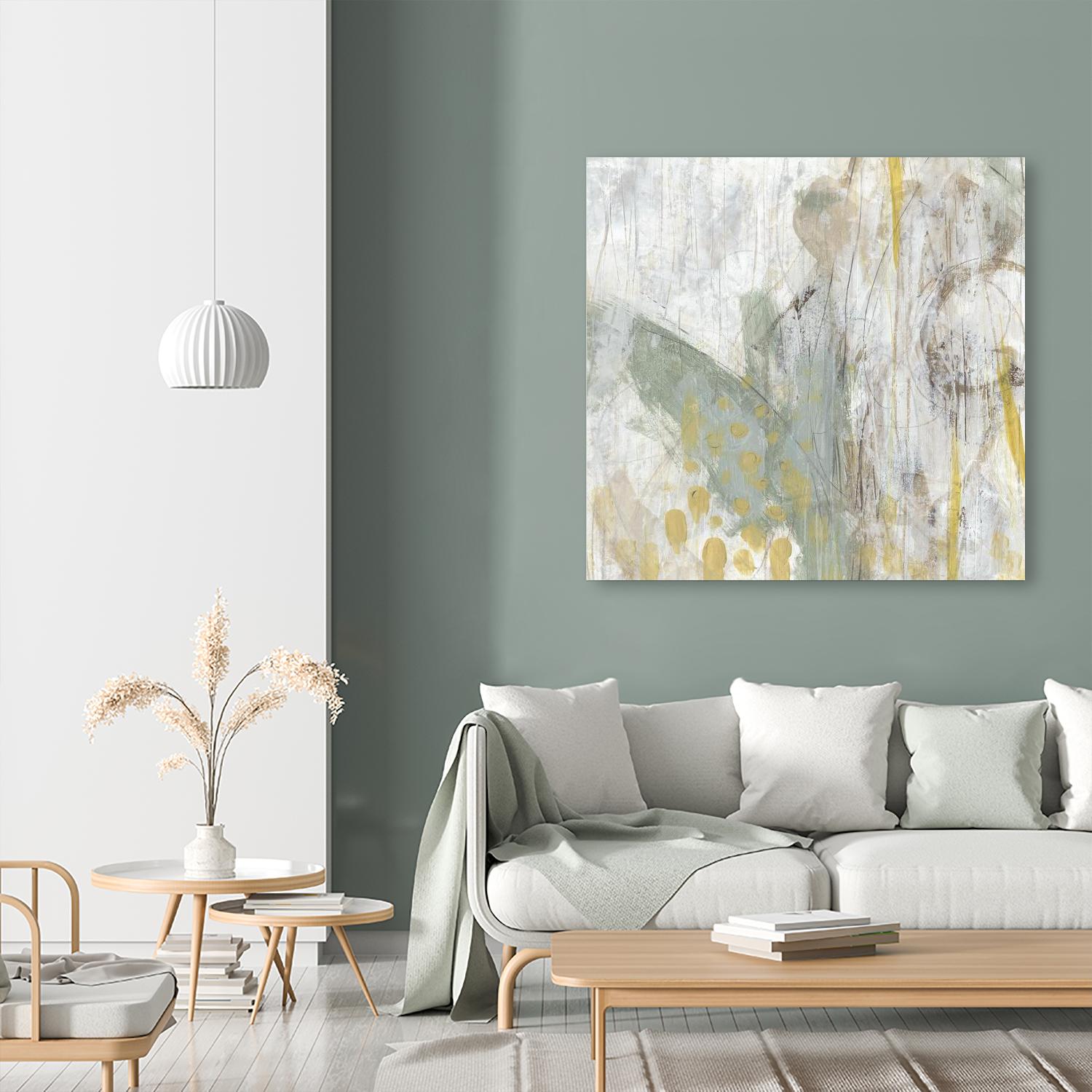 Surface Structure I by June Erica Vess on GIANT ART - green abstract