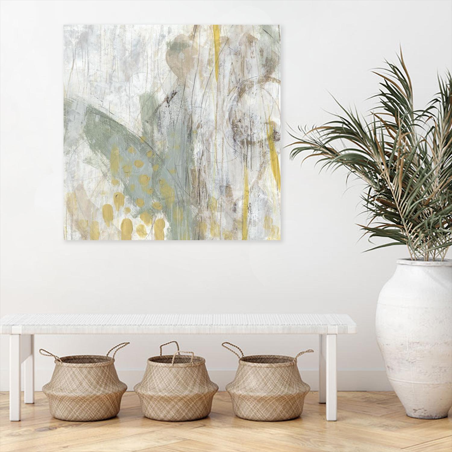 Surface Structure I by June Erica Vess on GIANT ART - green abstract