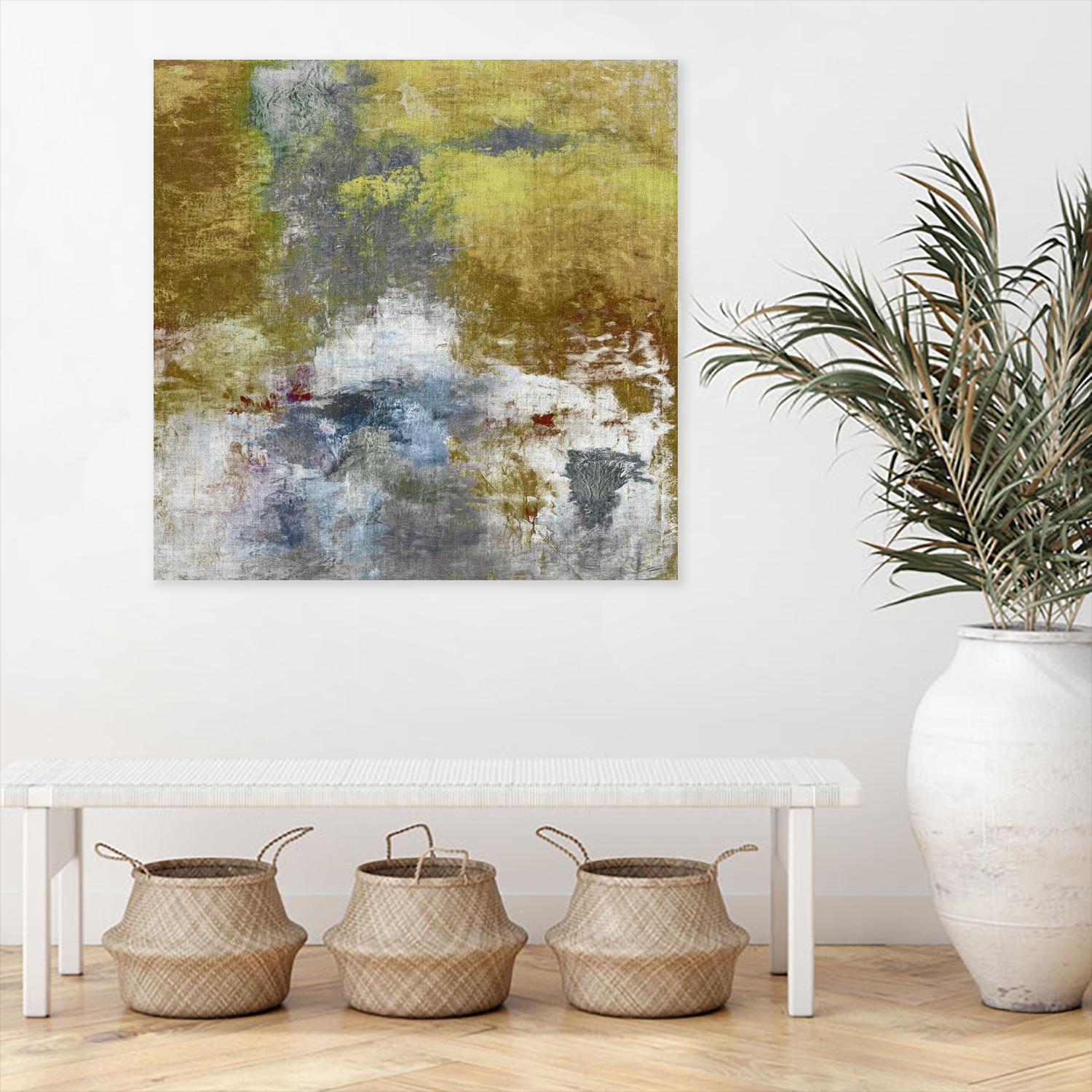 Journey I by John Butler on GIANT ART - yellow abstract