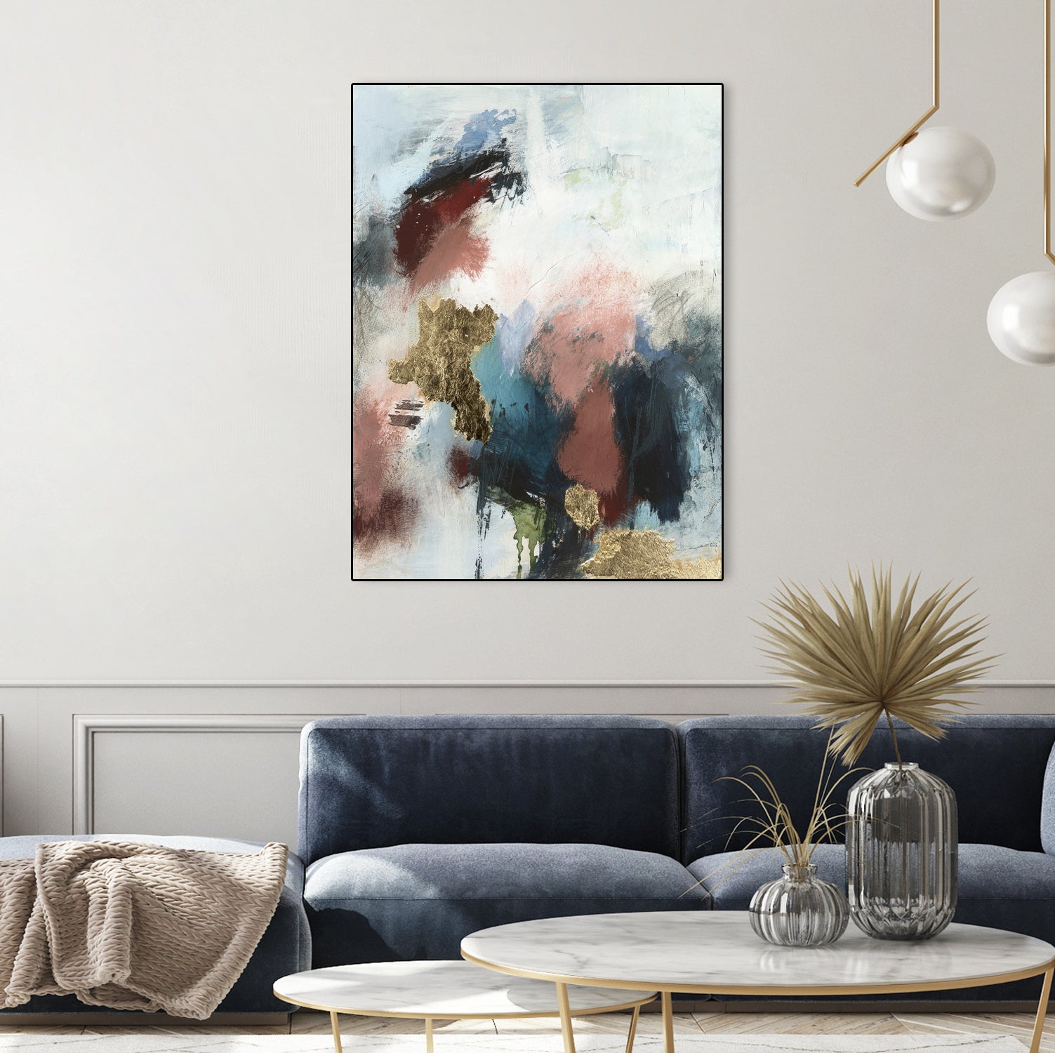 Gold Farallon II by Victoria Barnes on GIANT ART - abstract geometrics abstract