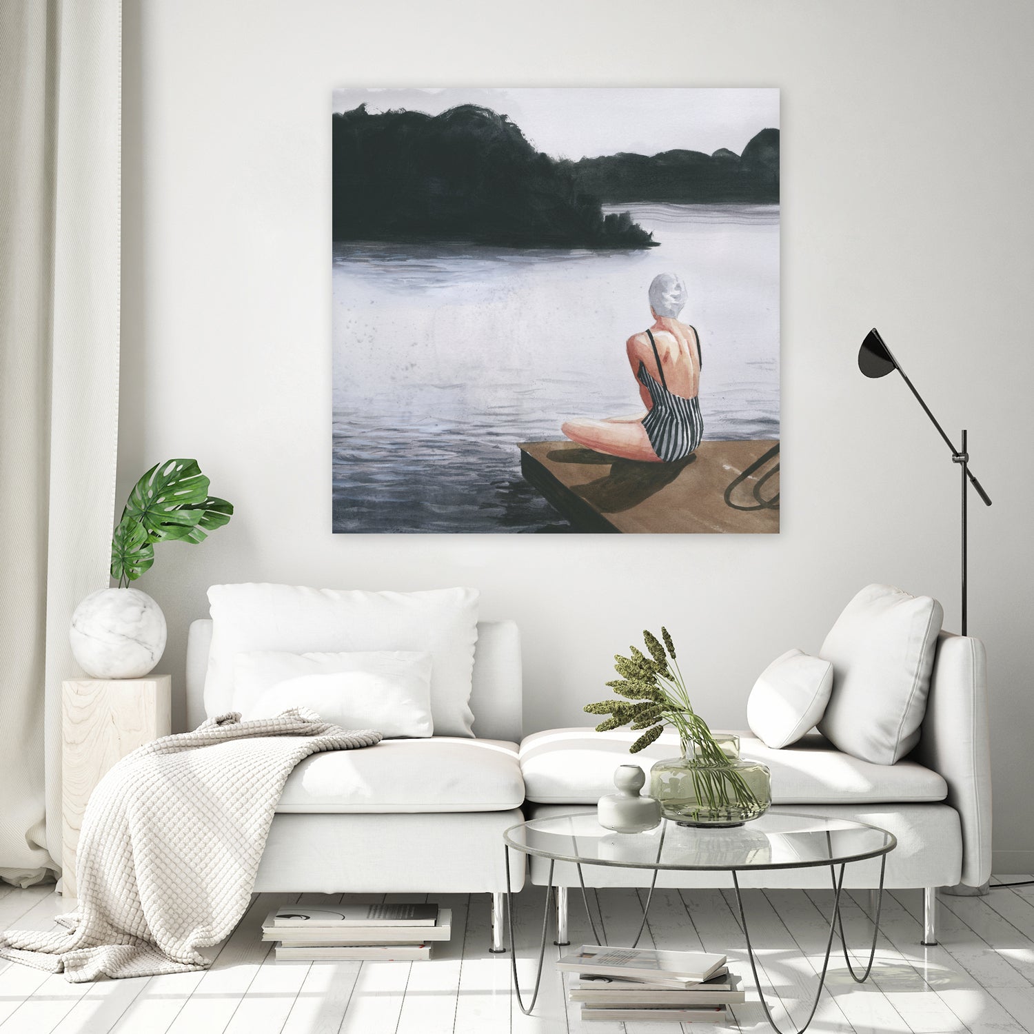 Long Shadow Lake II by Grace Popp on GIANT ART - figurative