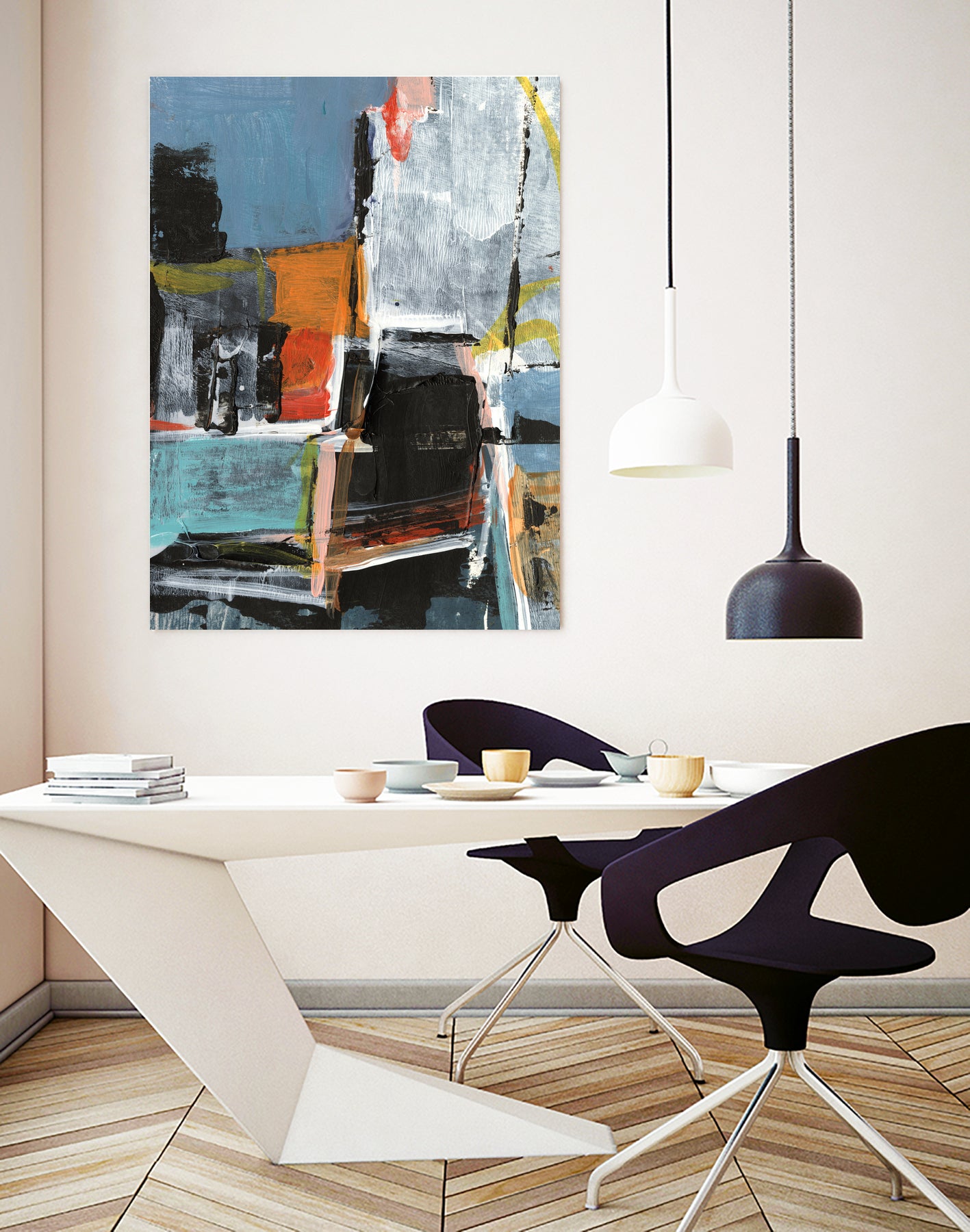 Erratic Marks I by Ethan Harper on GIANT ART - abstract