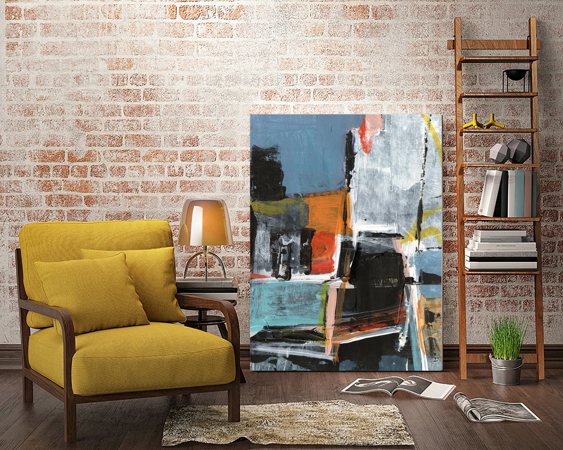 Erratic Marks I by Ethan Harper on GIANT ART - abstract