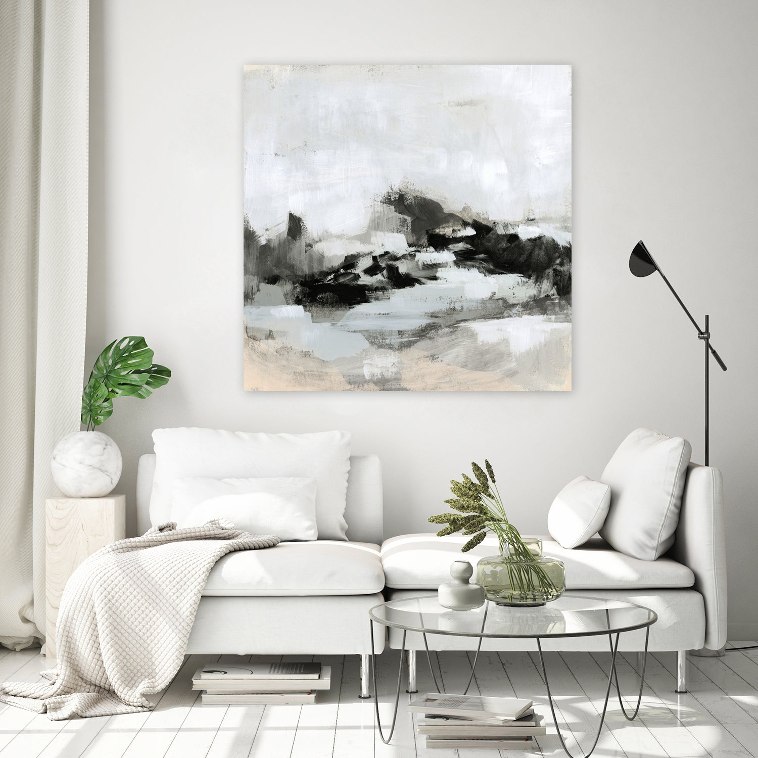 Obsidian Tundra I by June Erica Vess on GIANT ART - abstract