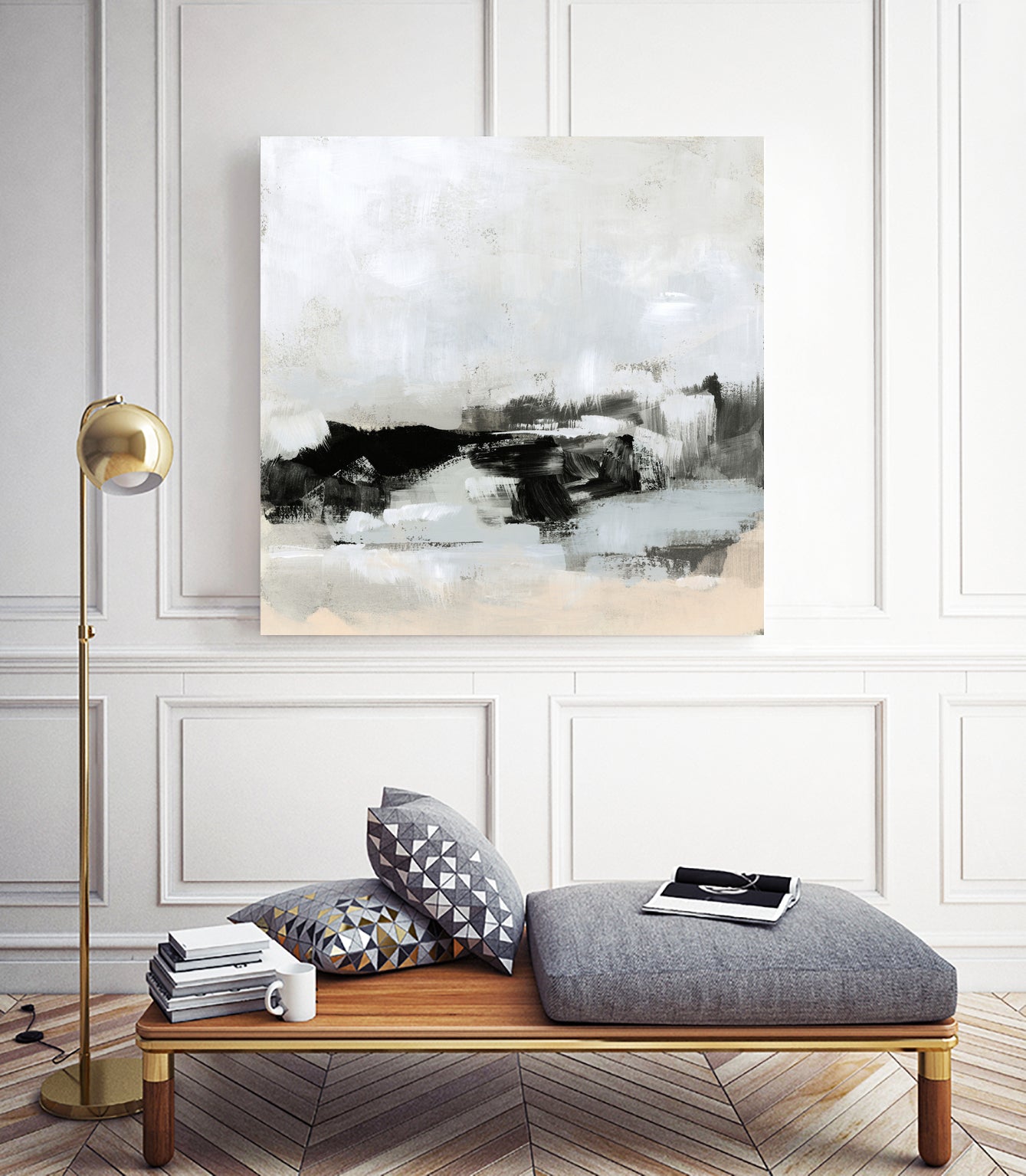 Obsidian Tundra II by June Erica Vess on GIANT ART - abstract