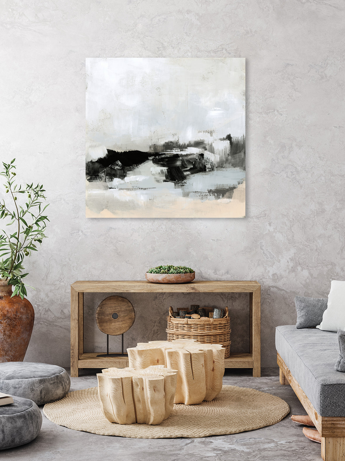 Obsidian Tundra II by June Erica Vess on GIANT ART - abstract