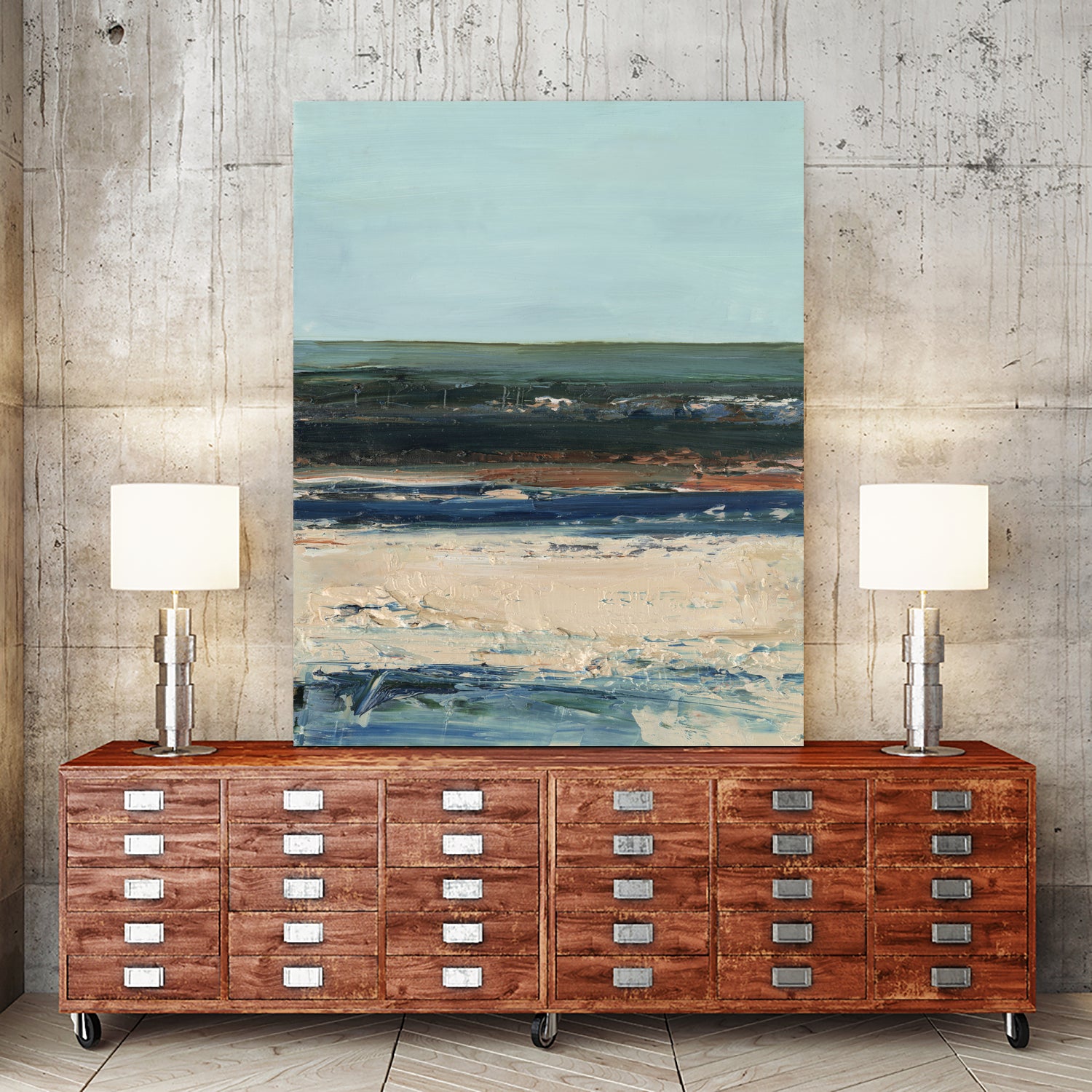 Rich Coastline II by Ethan Harper on GIANT ART - abstract