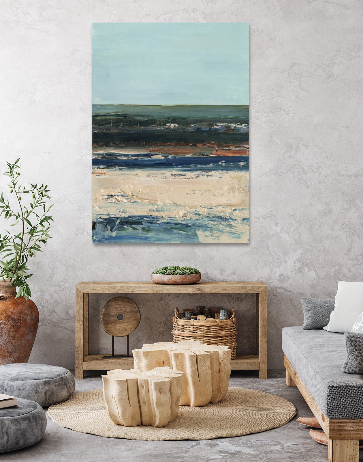 Rich Coastline II by Ethan Harper on GIANT ART - abstract