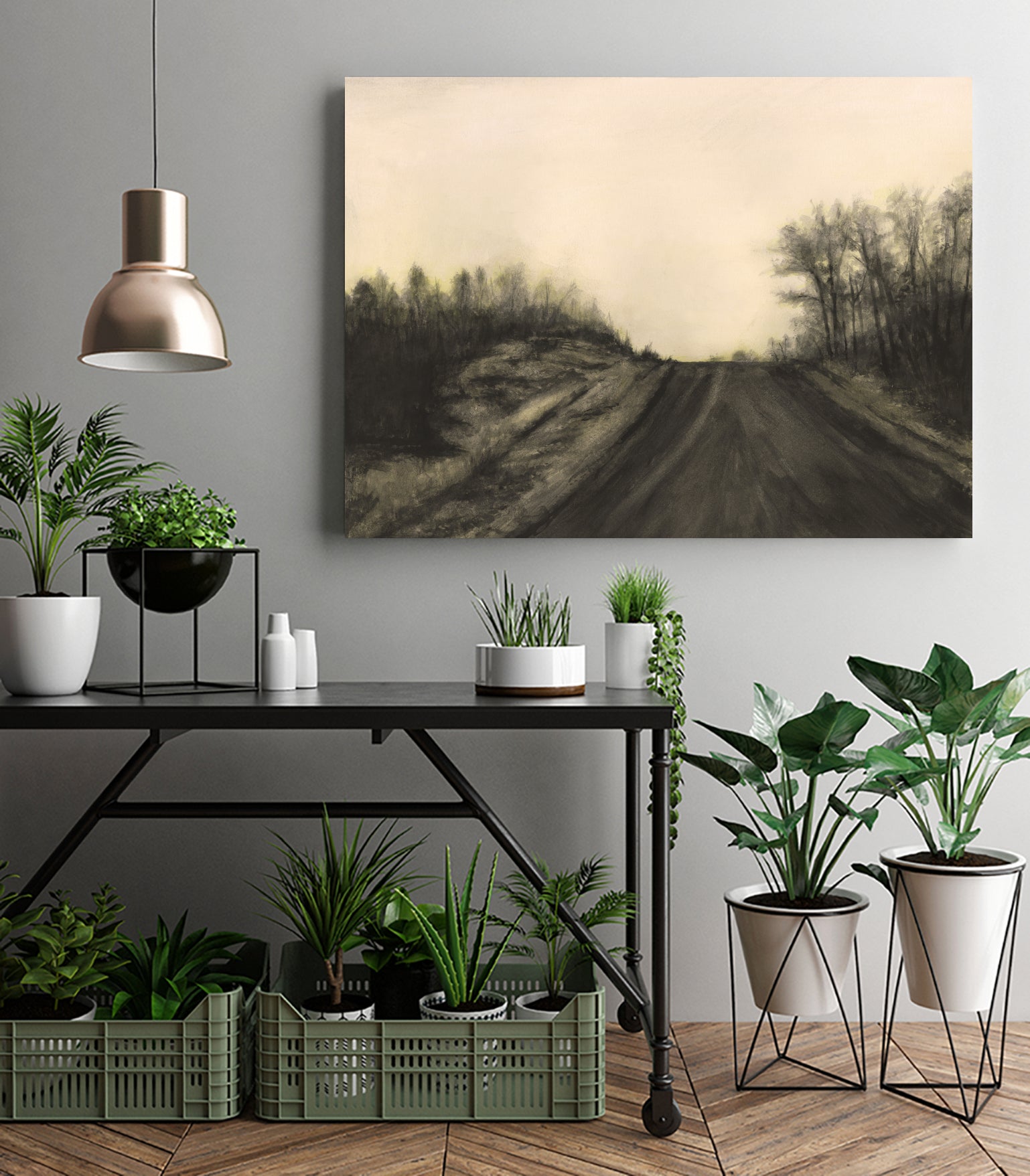 Rural Snapshot II by Ethan Harper on GIANT ART - landscape