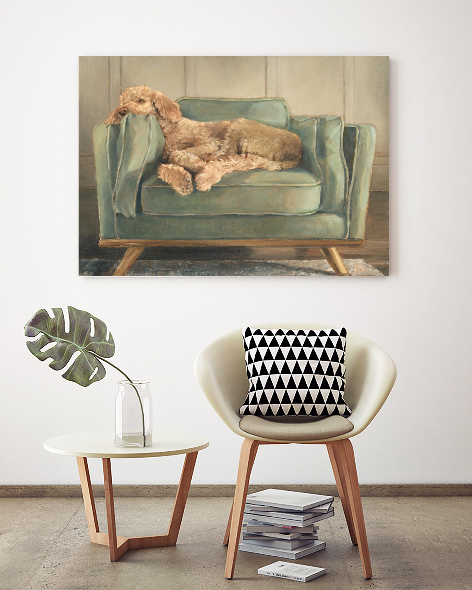 Traditional Canine Portrait I by Walker Noble on GIANT ART - animal