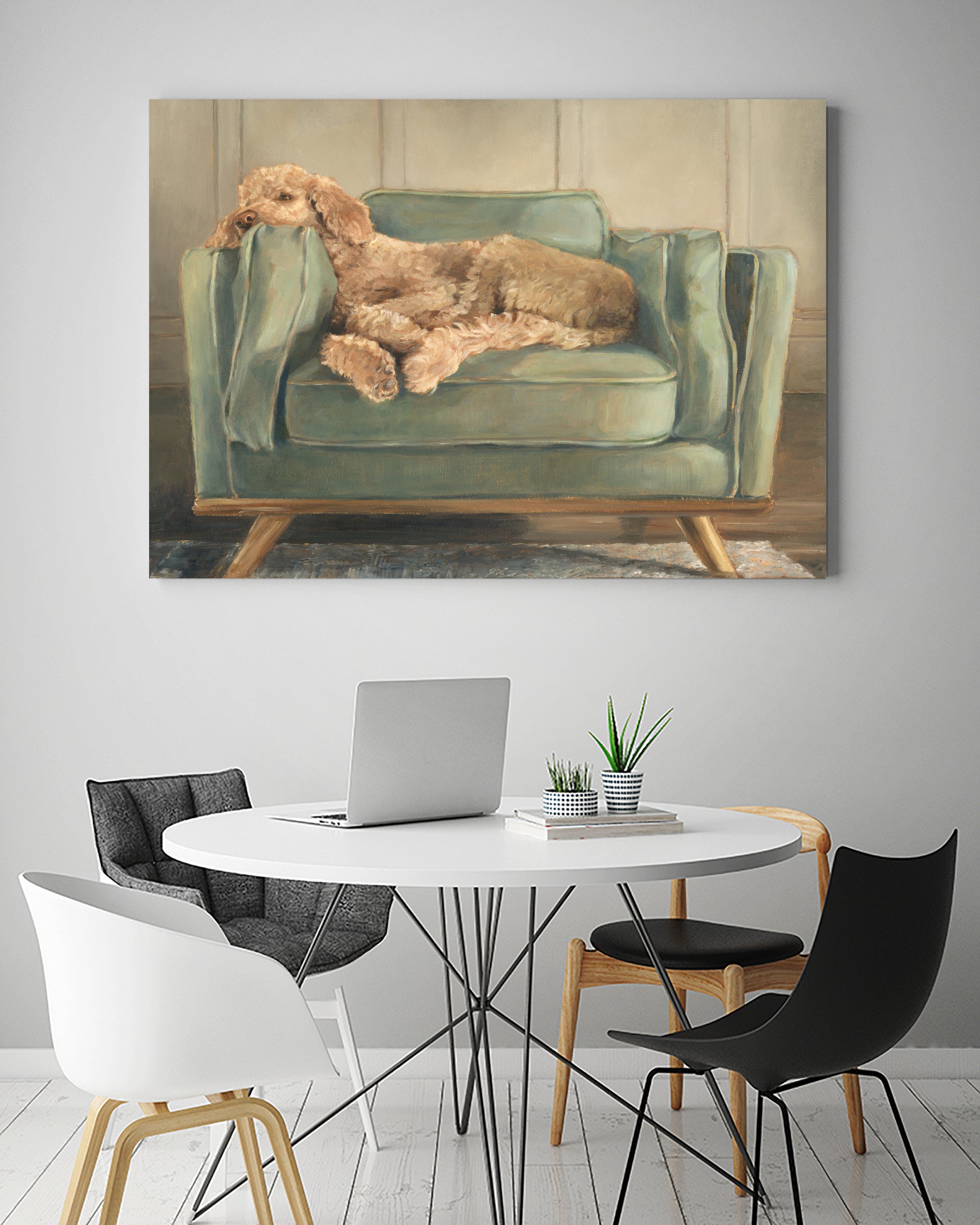 Traditional Canine Portrait I by Walker Noble on GIANT ART - animal