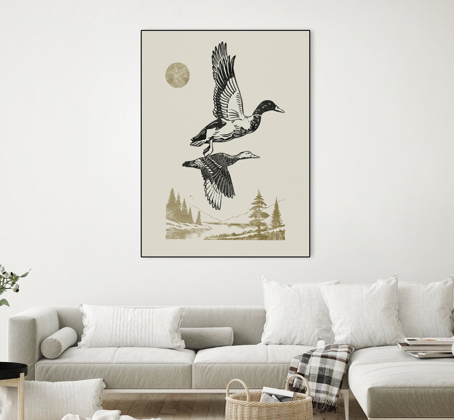 Lake Meditation l by Victoria Barnes on GIANT ART - animals nature birds