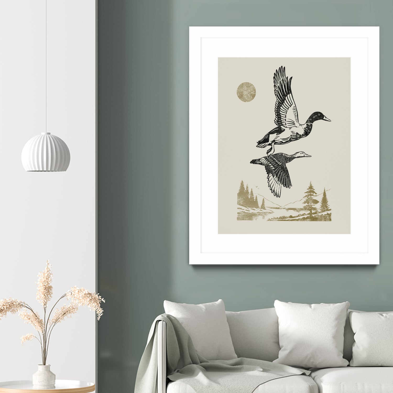 Lake Meditation l by Victoria Barnes on GIANT ART - animals nature birds