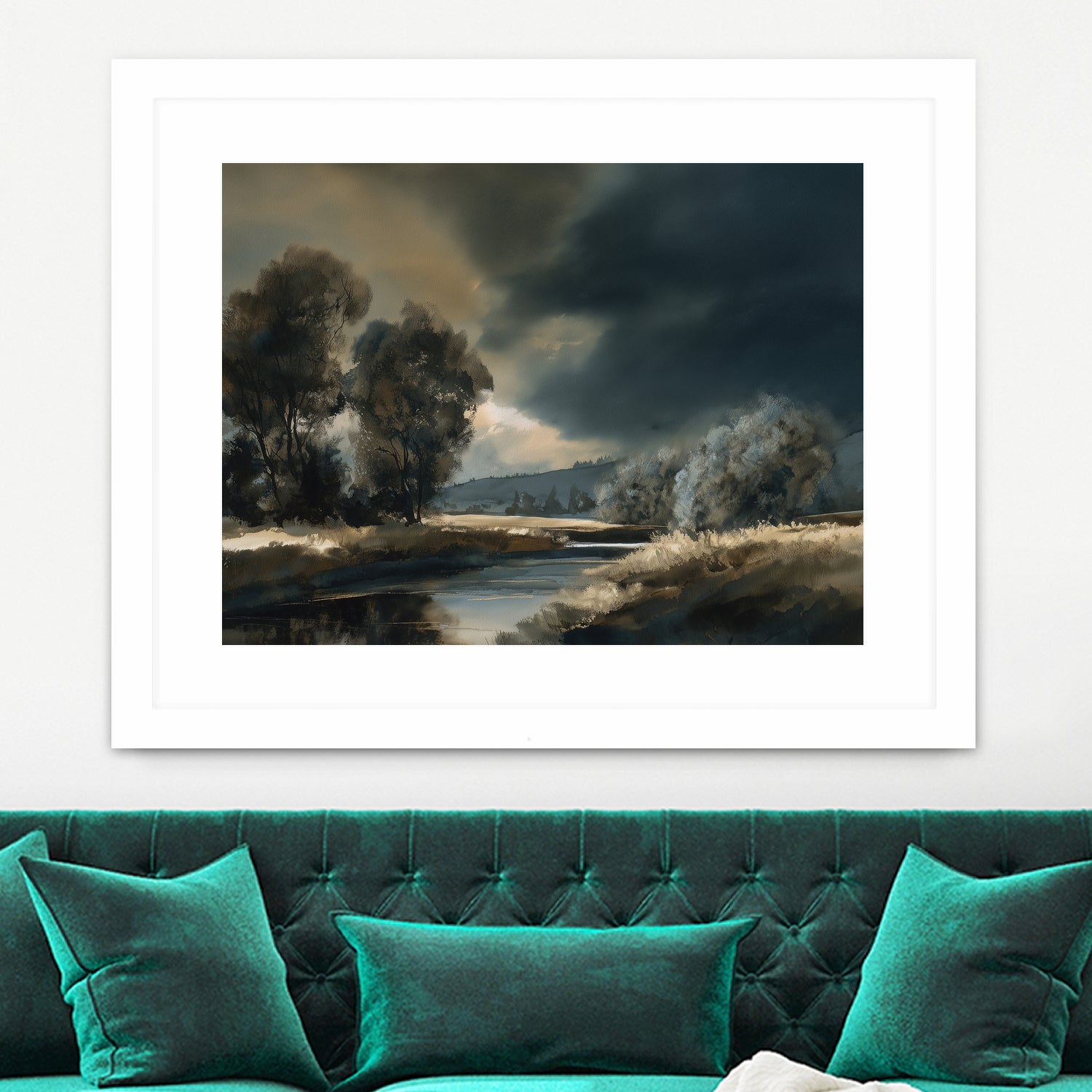 Dark Horizon II by Paula Freeman on GIANT ART - landscapes seascapes countryside