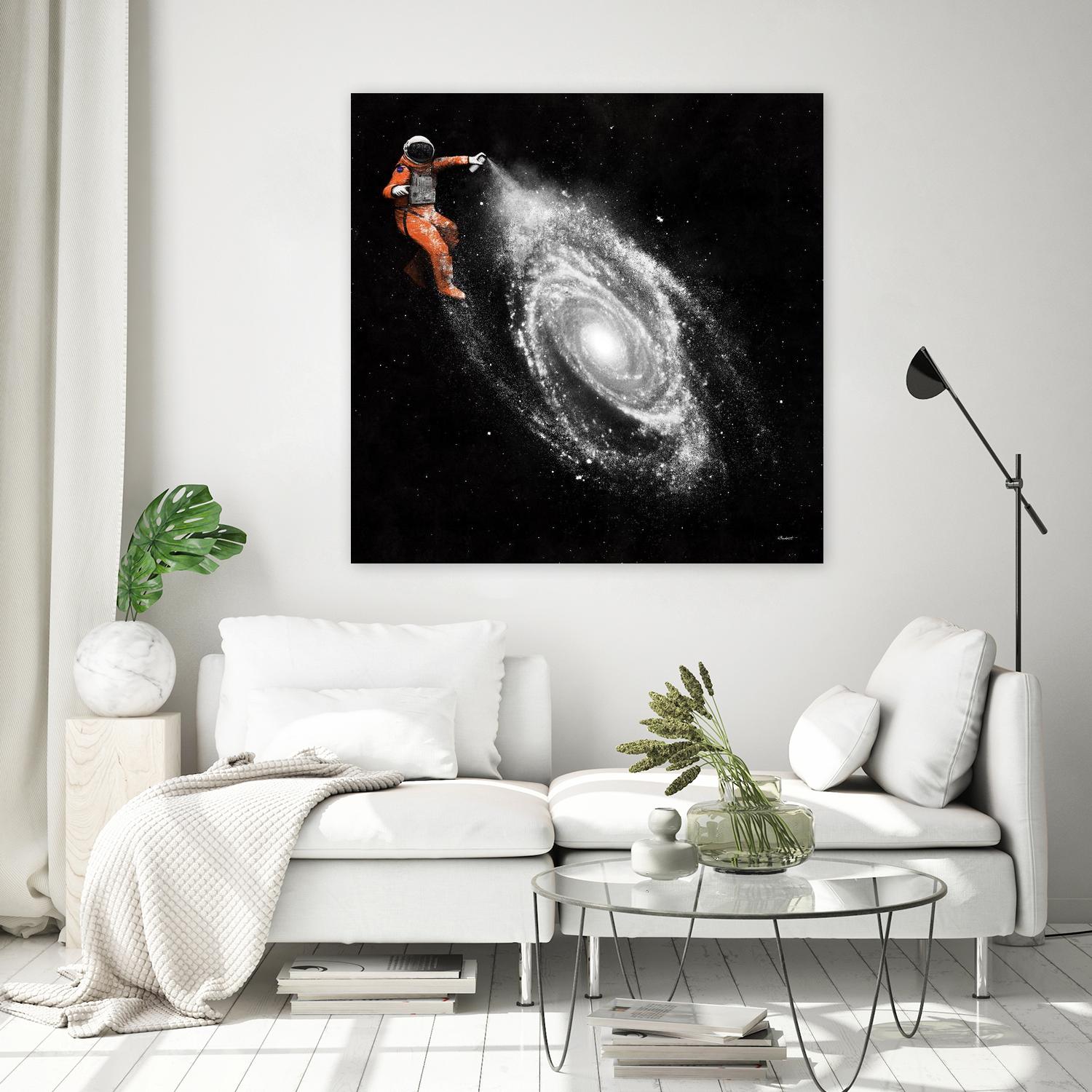 Space Art by Florent Bodart on GIANT ART - orange digital