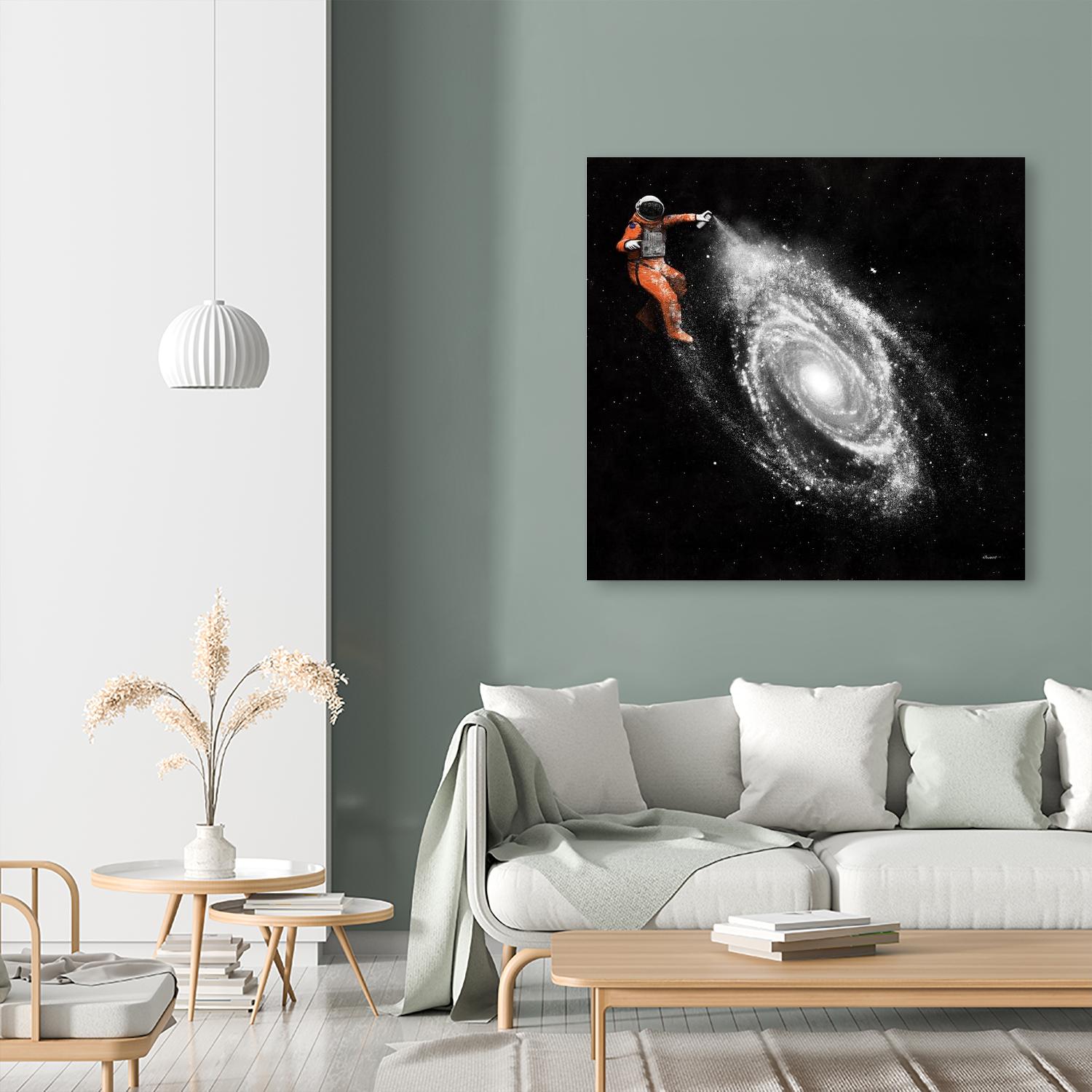 Space Art by Florent Bodart on GIANT ART - orange digital