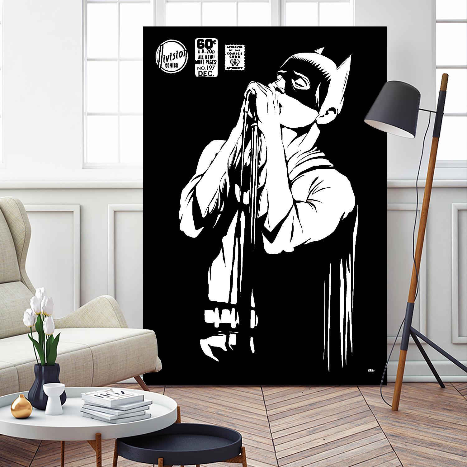 Post-Punk Dark Knight | The Shadowplay B&W Edition by Butcher Billy on GIANT ART