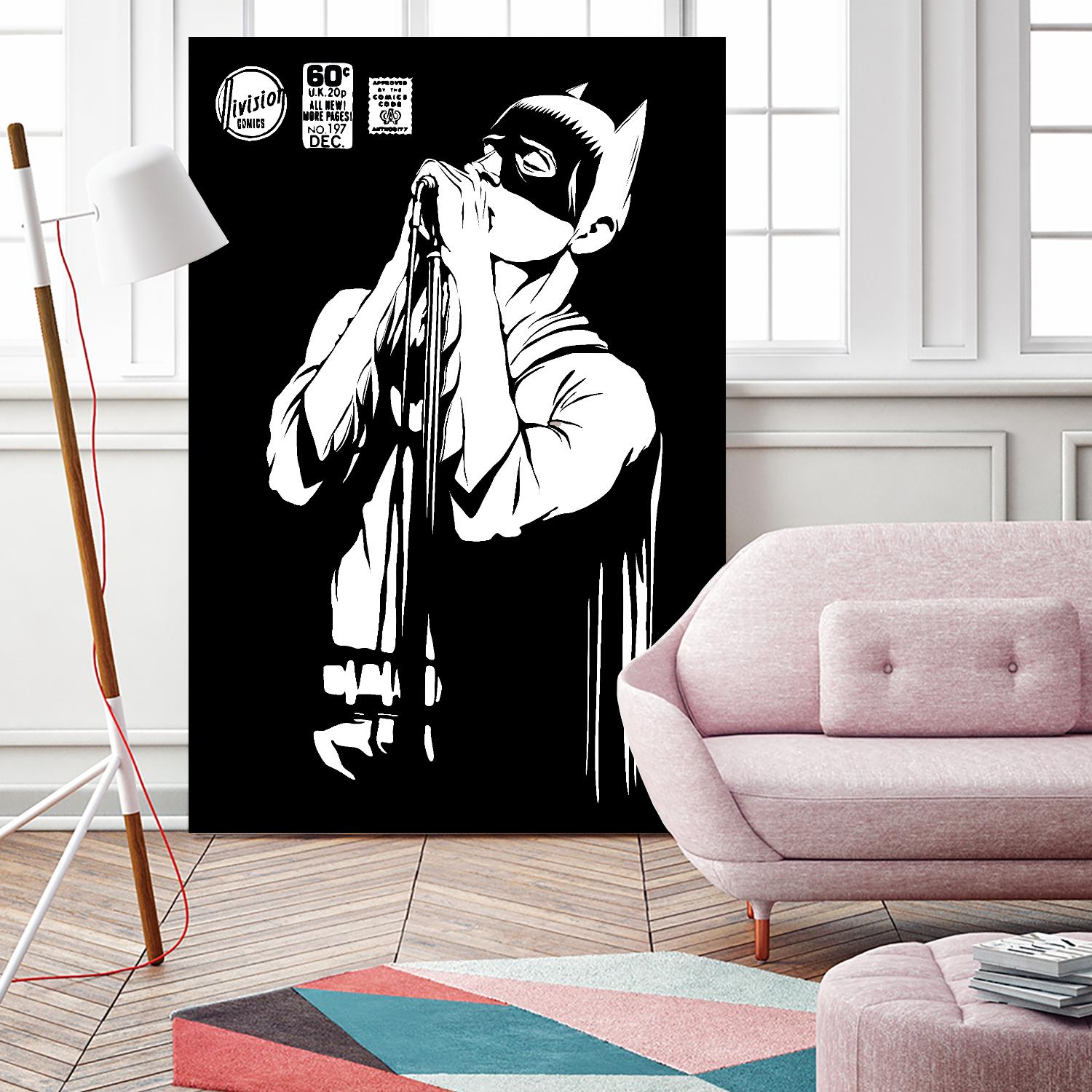 Post-Punk Dark Knight | The Shadowplay B&W Edition by Butcher Billy on GIANT ART