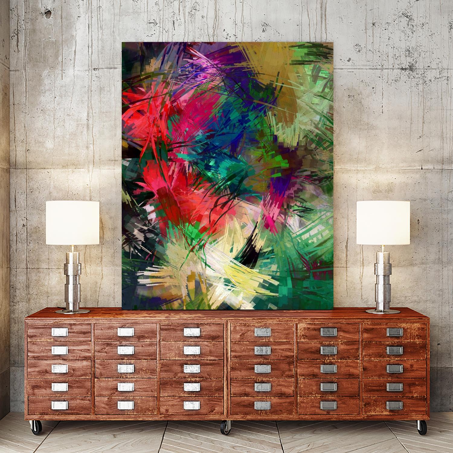 Throw Some Paint at the Wall by Patrick Gunderson on GIANT ART