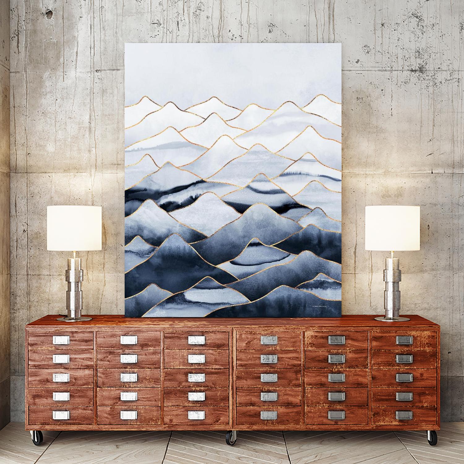 Mountains by Elisabeth Fredriksson on GIANT ART