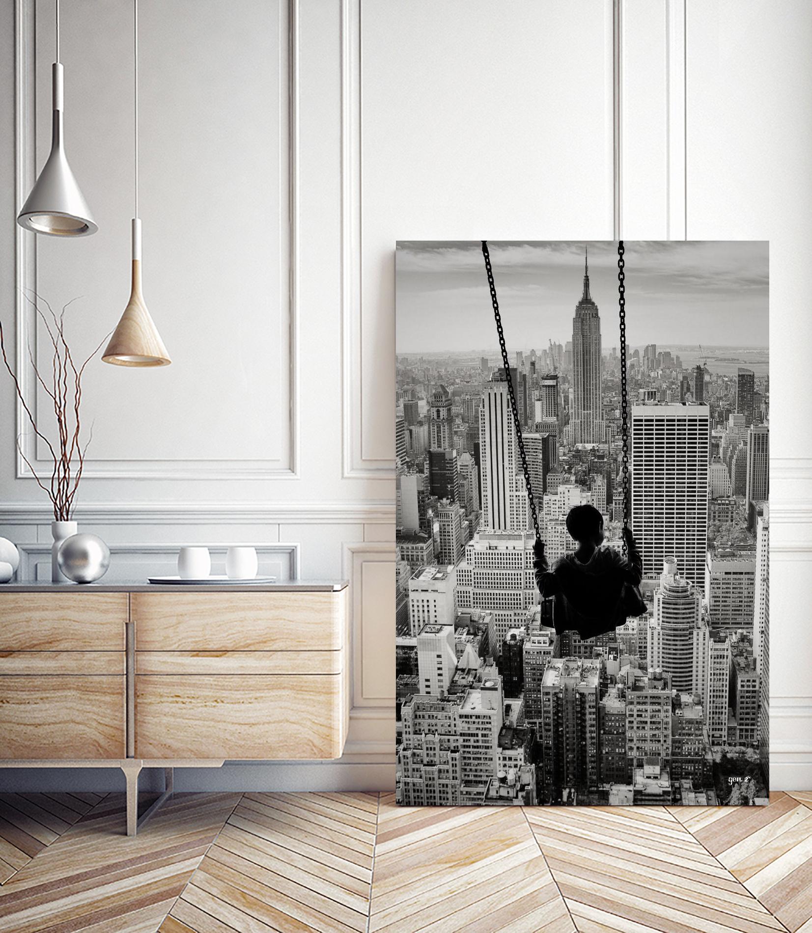 Playground swings by GEN Z by GEN Z on GIANT ART