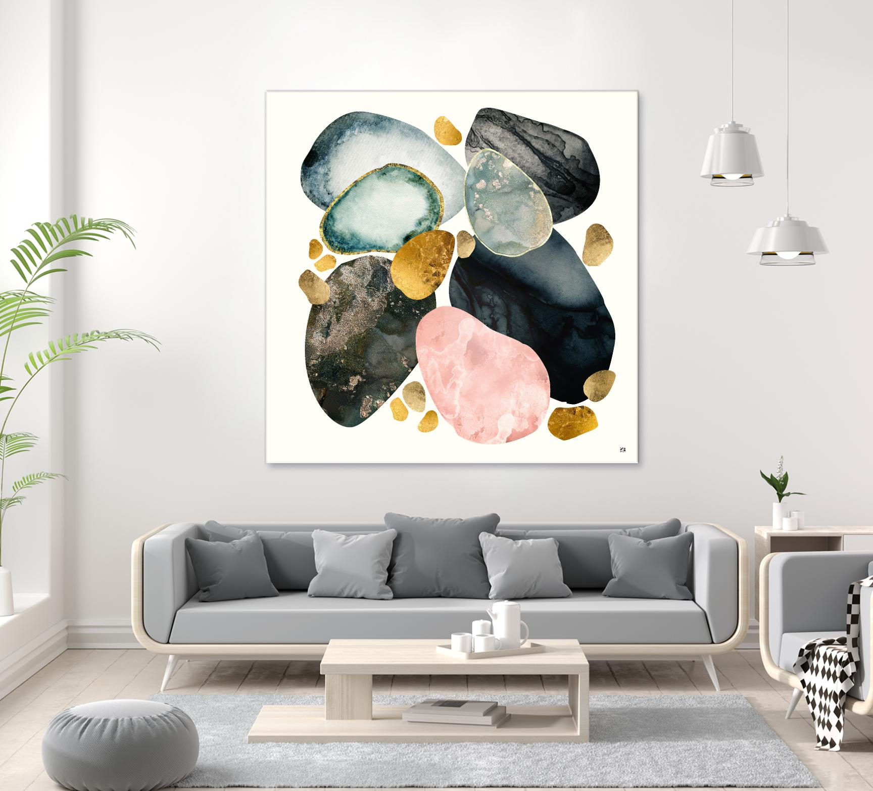 Pebble Abstract by SpaceFrog Designs on GIANT ART