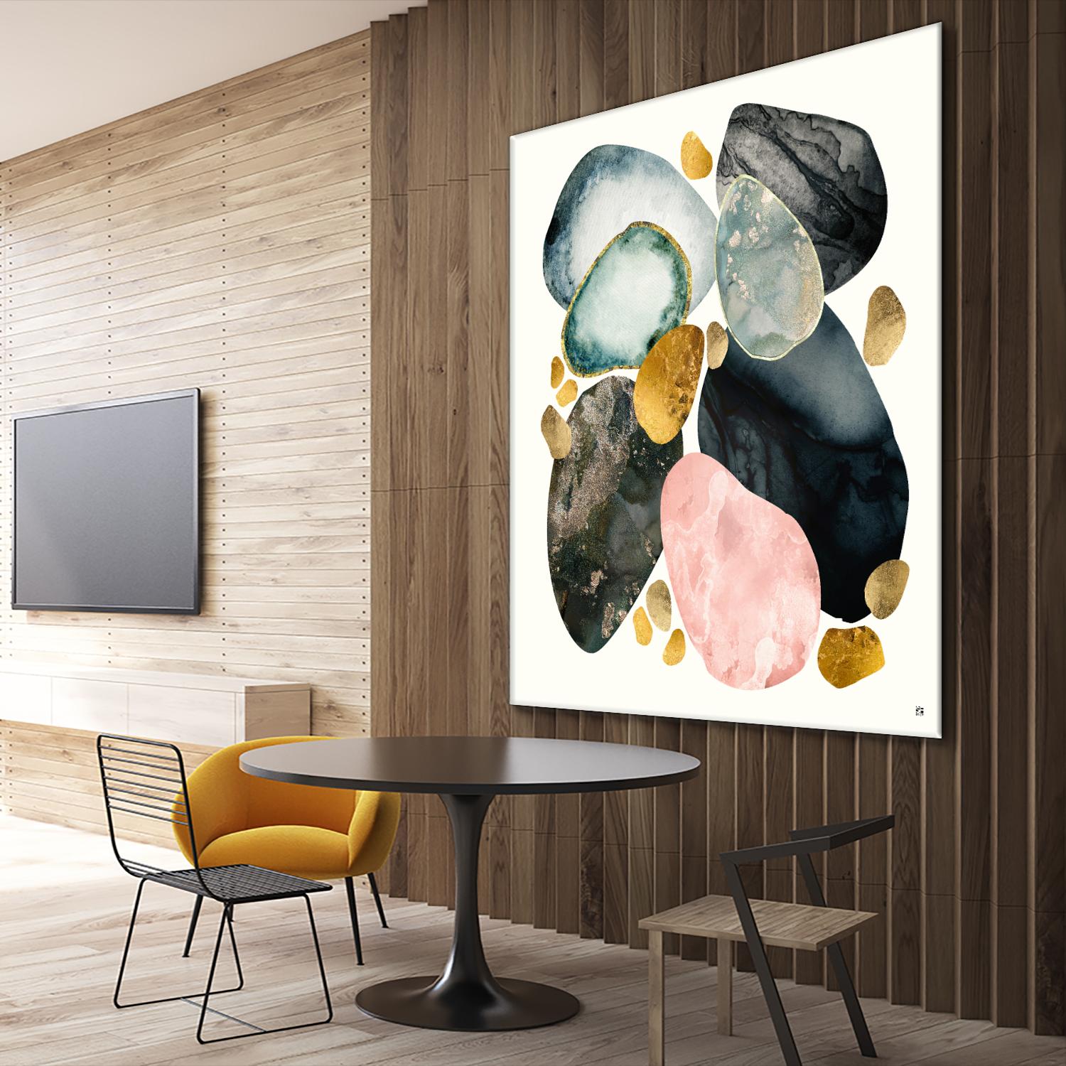 Pebble Abstract by SpaceFrog Designs on GIANT ART