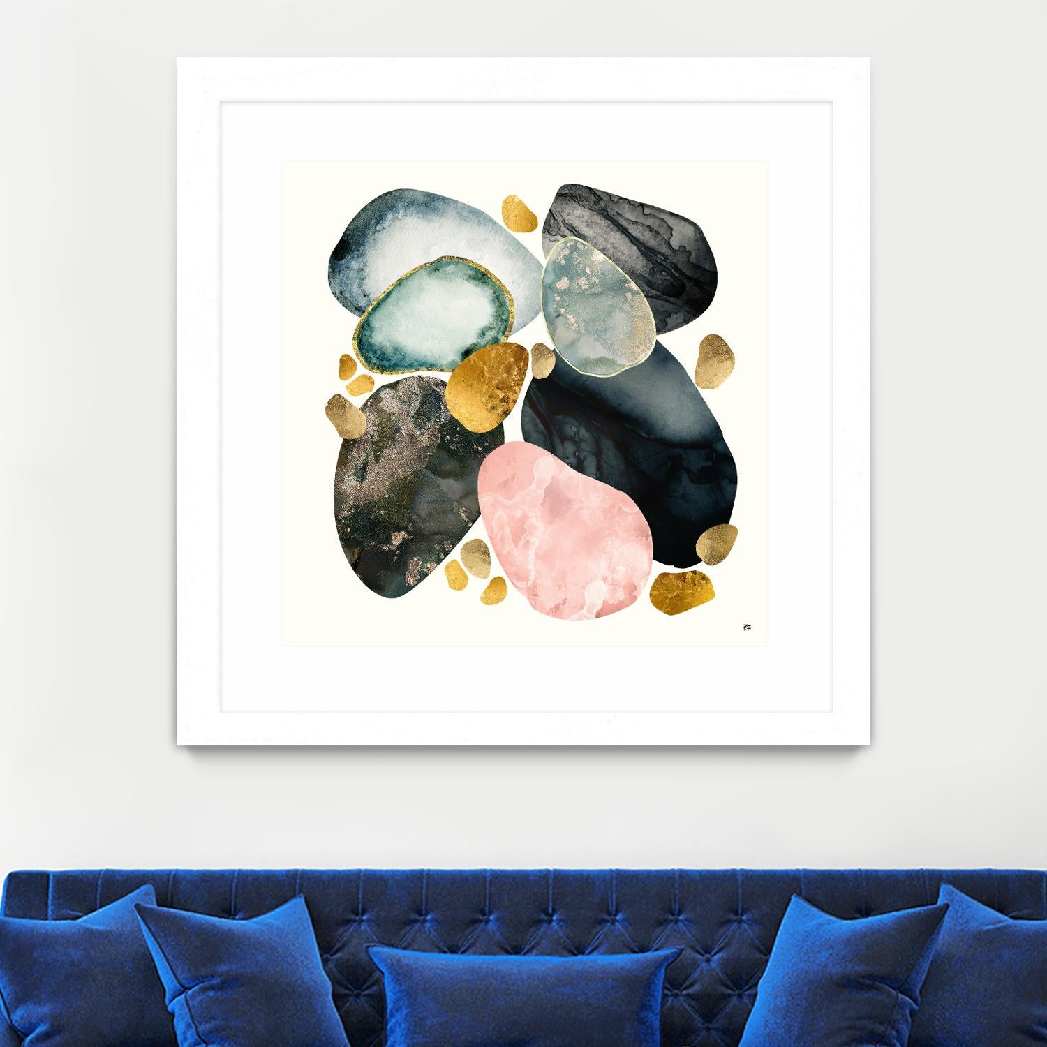Pebble Abstract by SpaceFrog Designs on GIANT ART