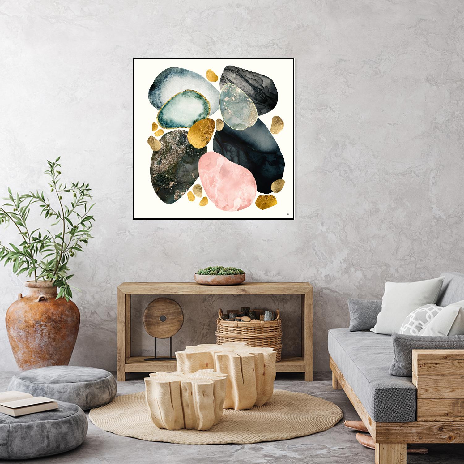 Pebble Abstract by SpaceFrog Designs on GIANT ART