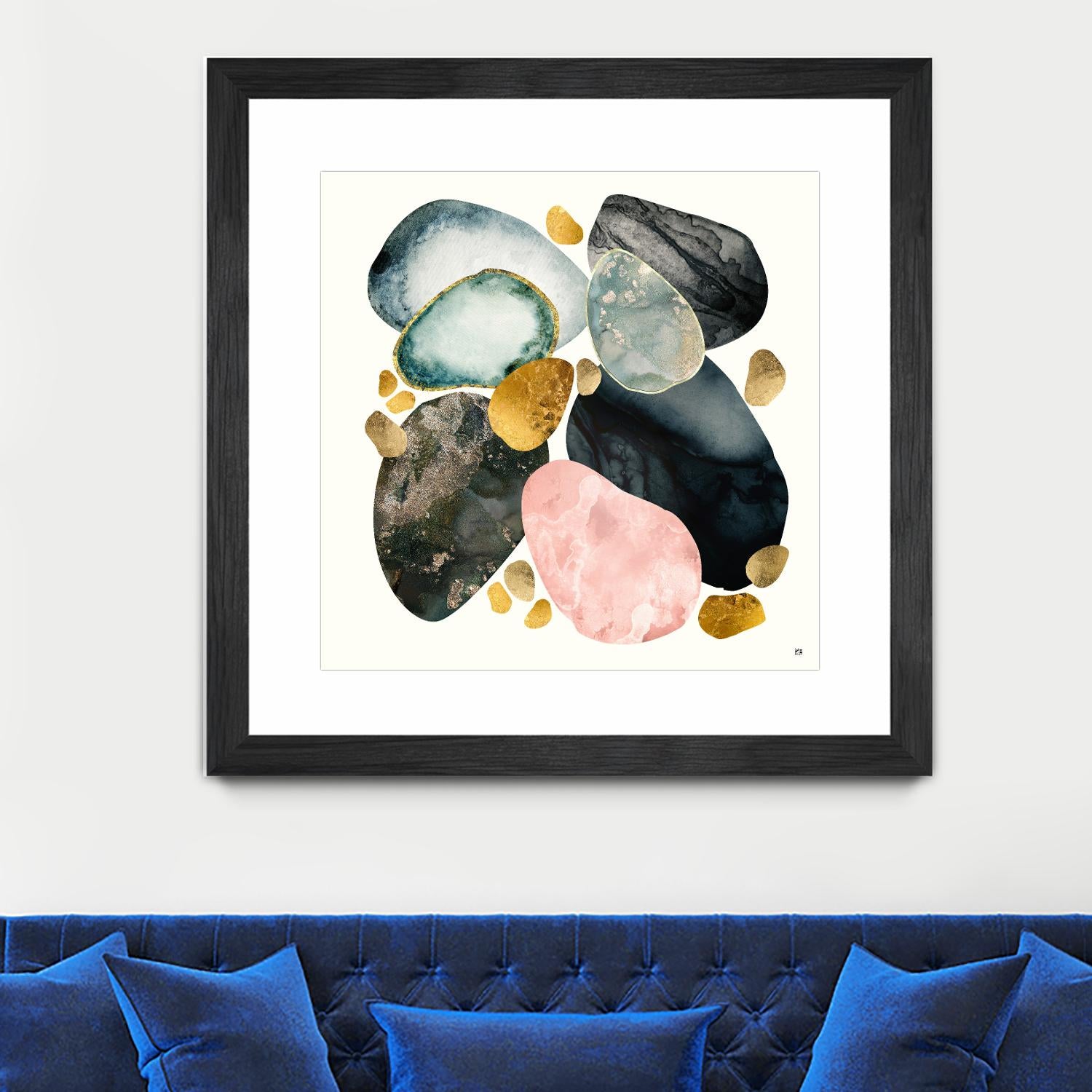 Pebble Abstract by SpaceFrog Designs on GIANT ART