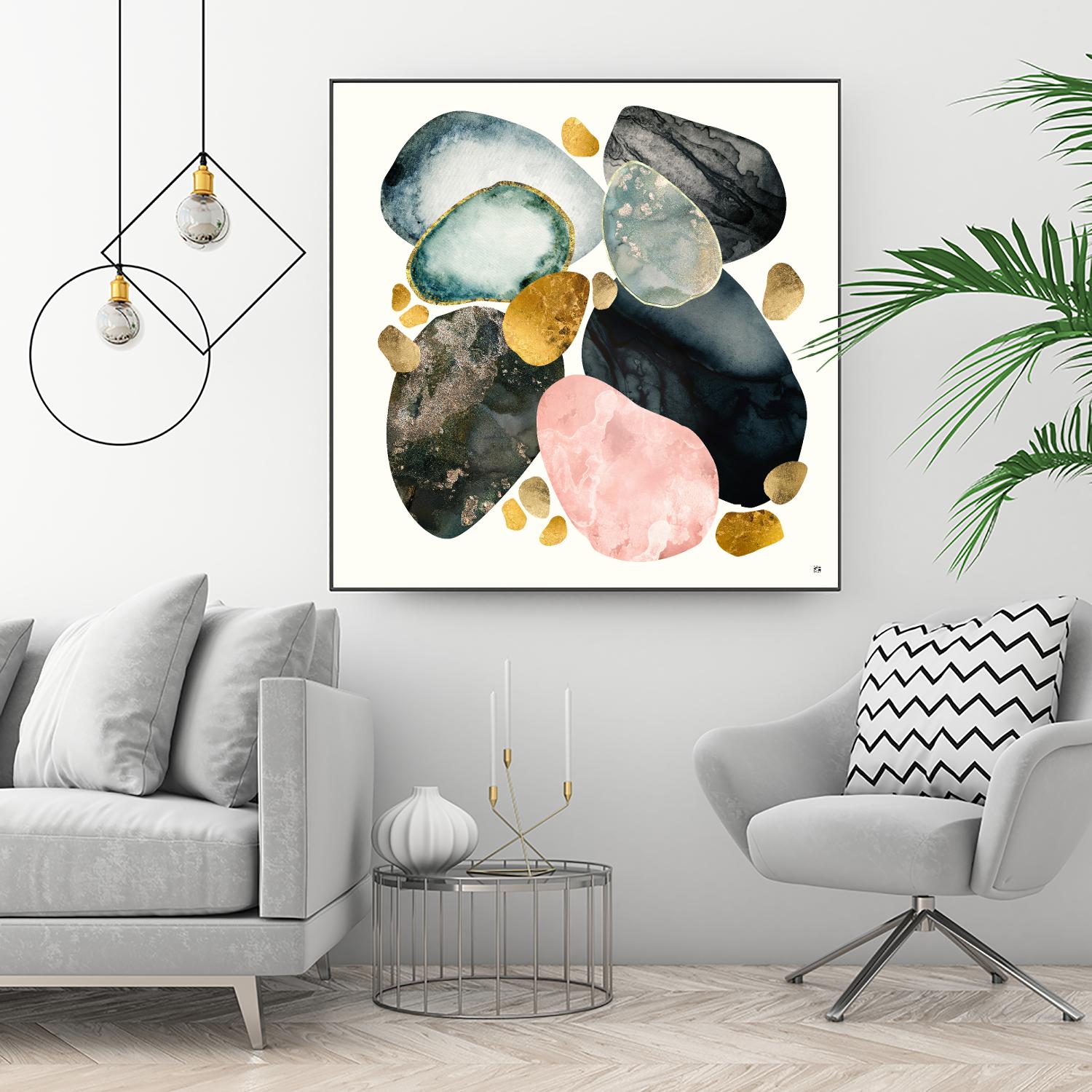 Pebble Abstract by SpaceFrog Designs on GIANT ART