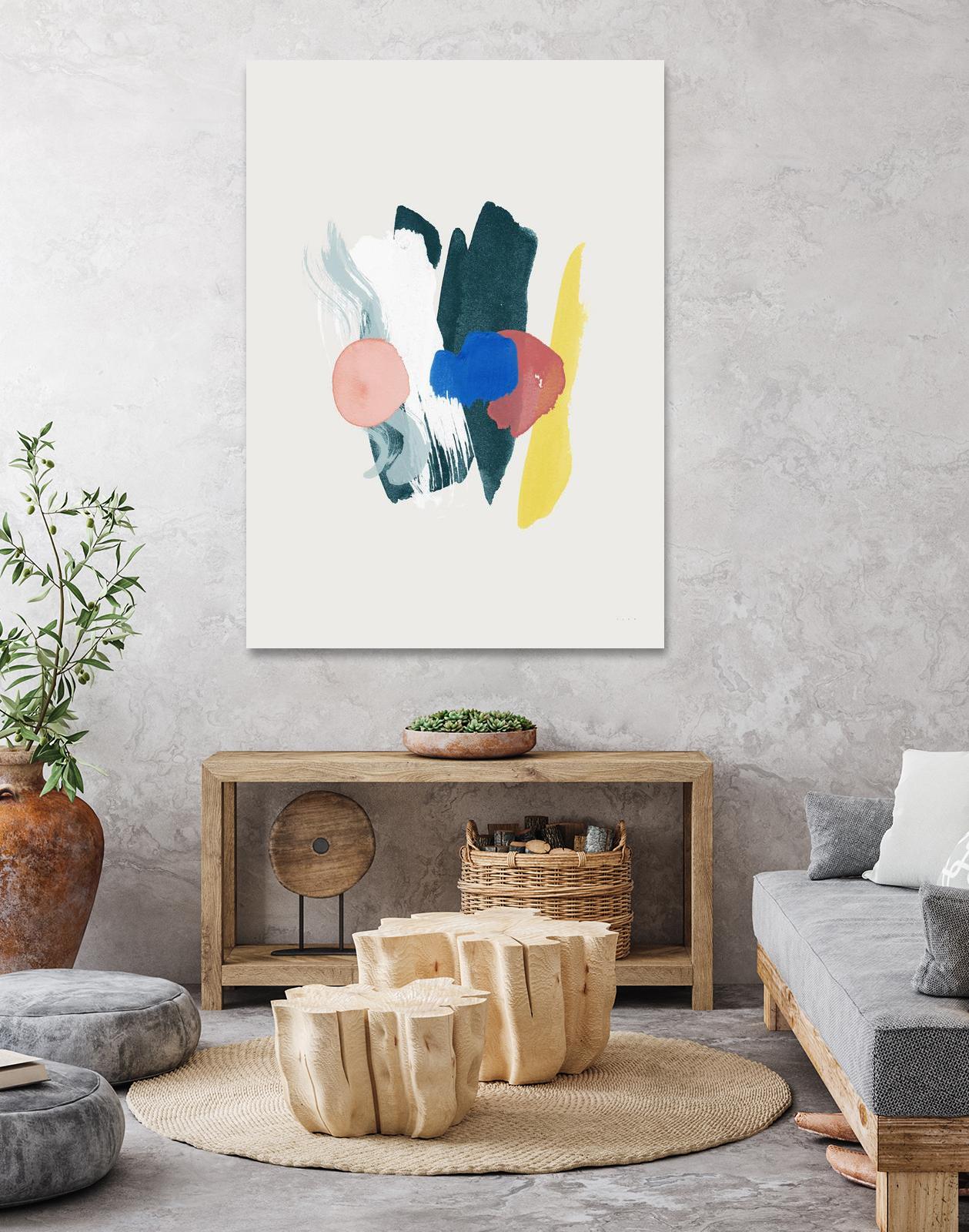 Euphoria by LEEMO on GIANT ART - pink abstract