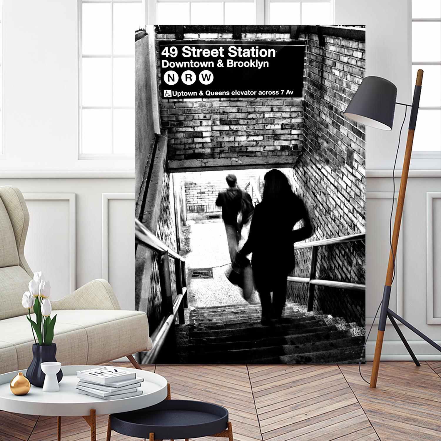 Subway Shadows by Karol Livote on GIANT ART