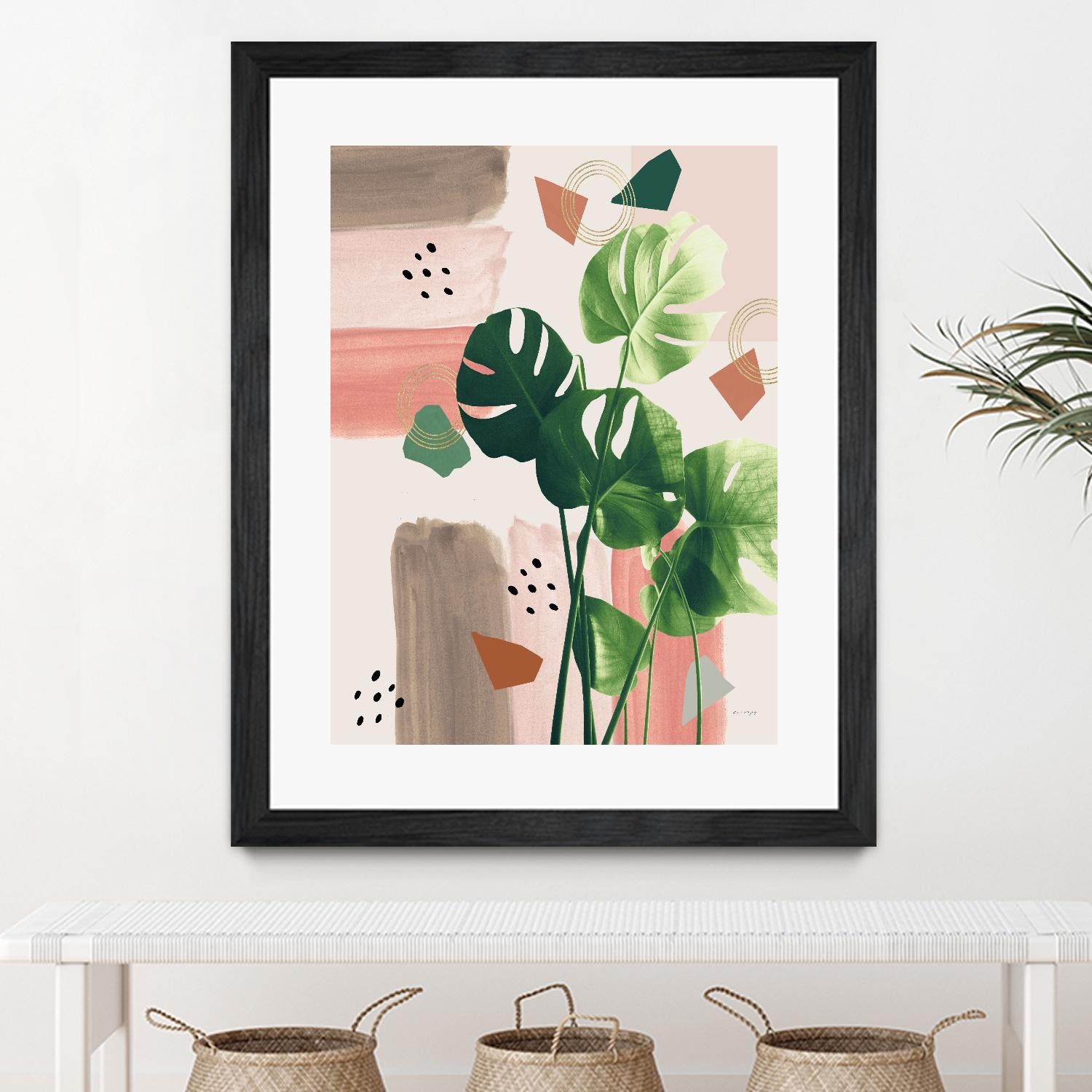 Monstera Summer Glam #1 #tropical #decor #art by Anita's & Bella's Art on GIANT ART