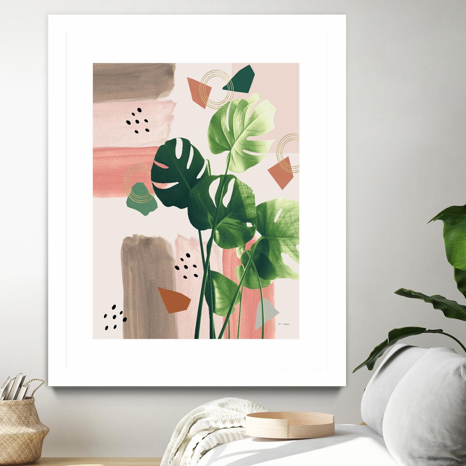 Monstera Summer Glam #1 #tropical #decor #art by Anita's & Bella's Art on GIANT ART