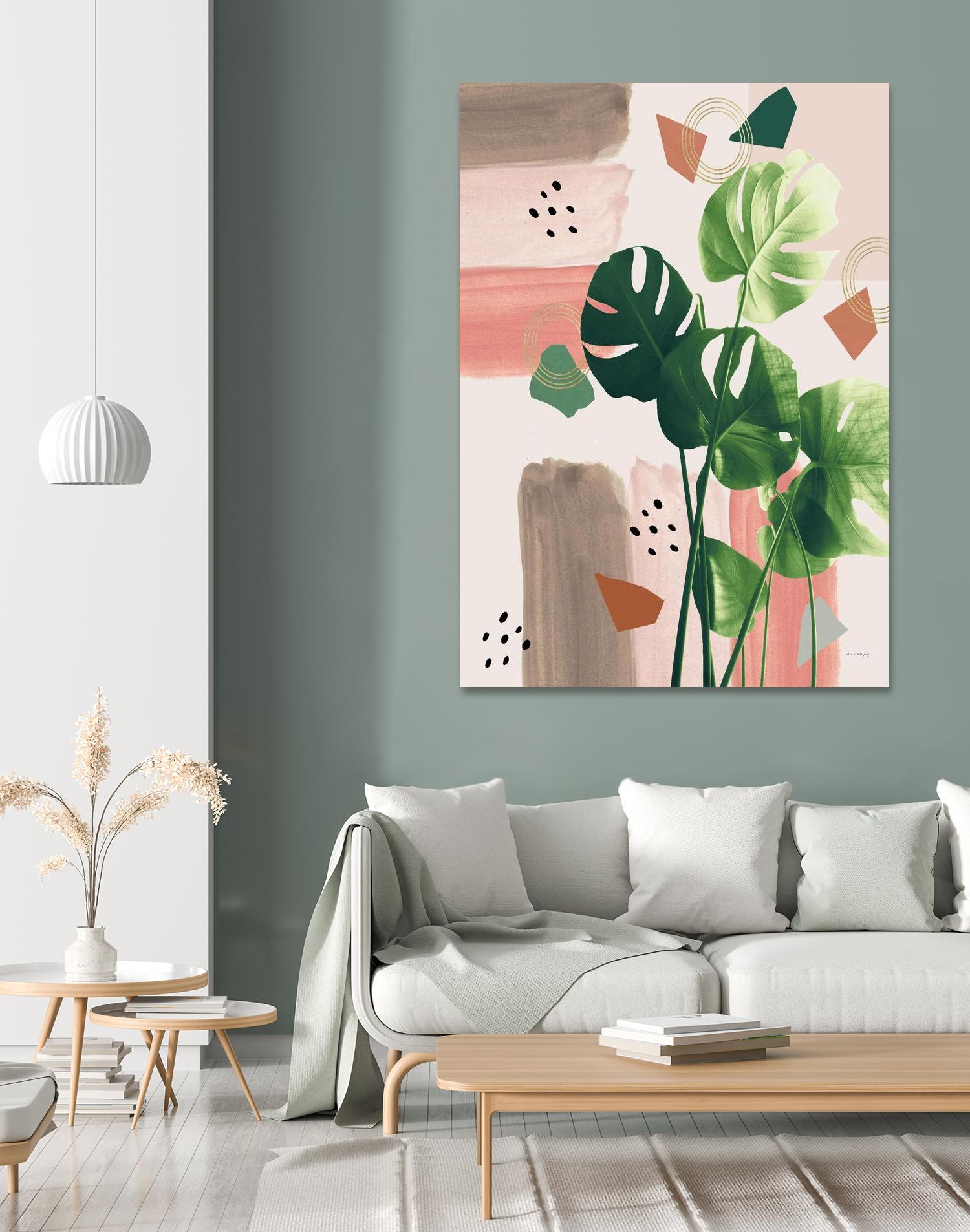 Monstera Summer Glam #1 #tropical #decor #art by Anita's & Bella's Art on GIANT ART
