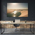 Soft Sunset by Daniel Stanford on GIANT ART - beige landscape river