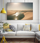 Soft Sunset by Daniel Stanford on GIANT ART - beige landscape river