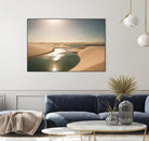 Soft Sunset by Daniel Stanford on GIANT ART - beige landscape river