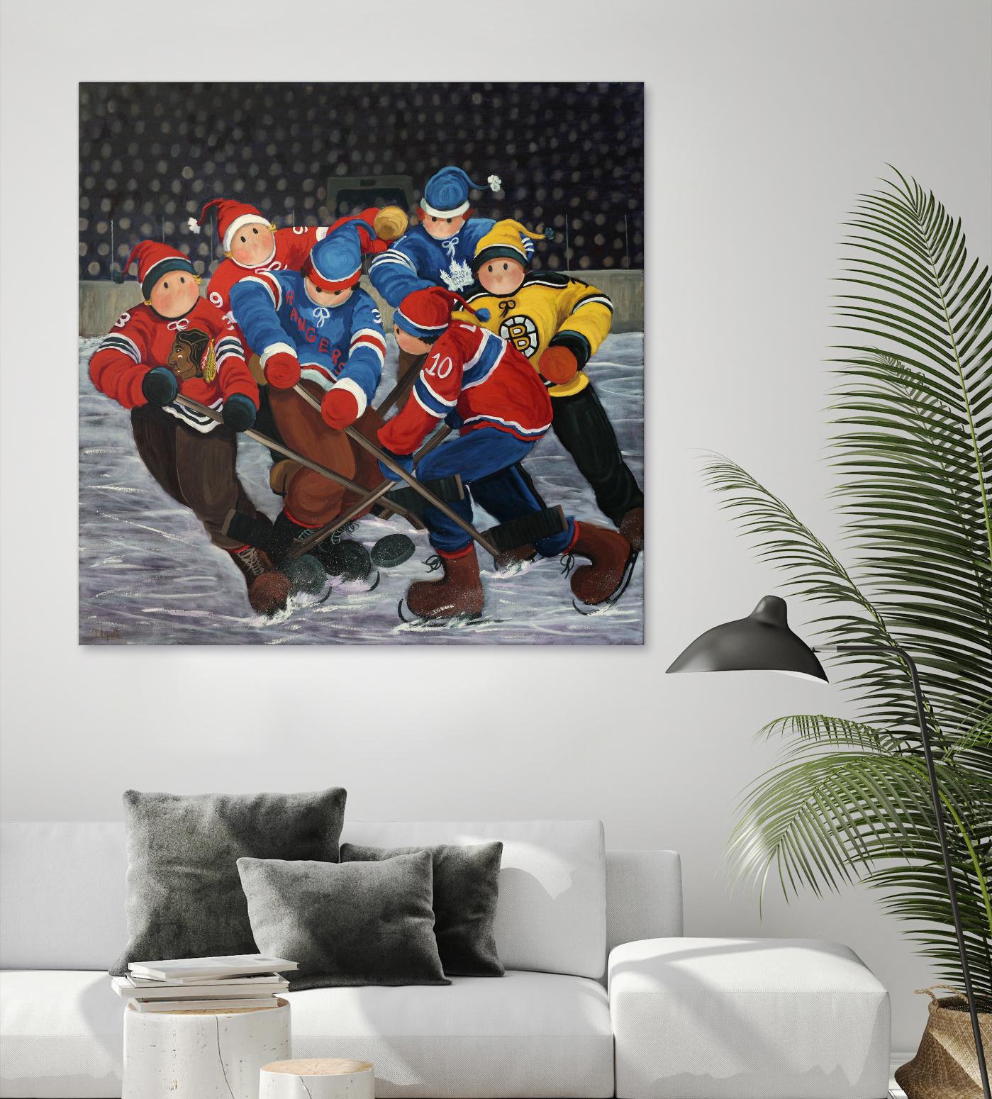 Un rêve by Nicole Laporte on GIANT ART - blue winter scenes