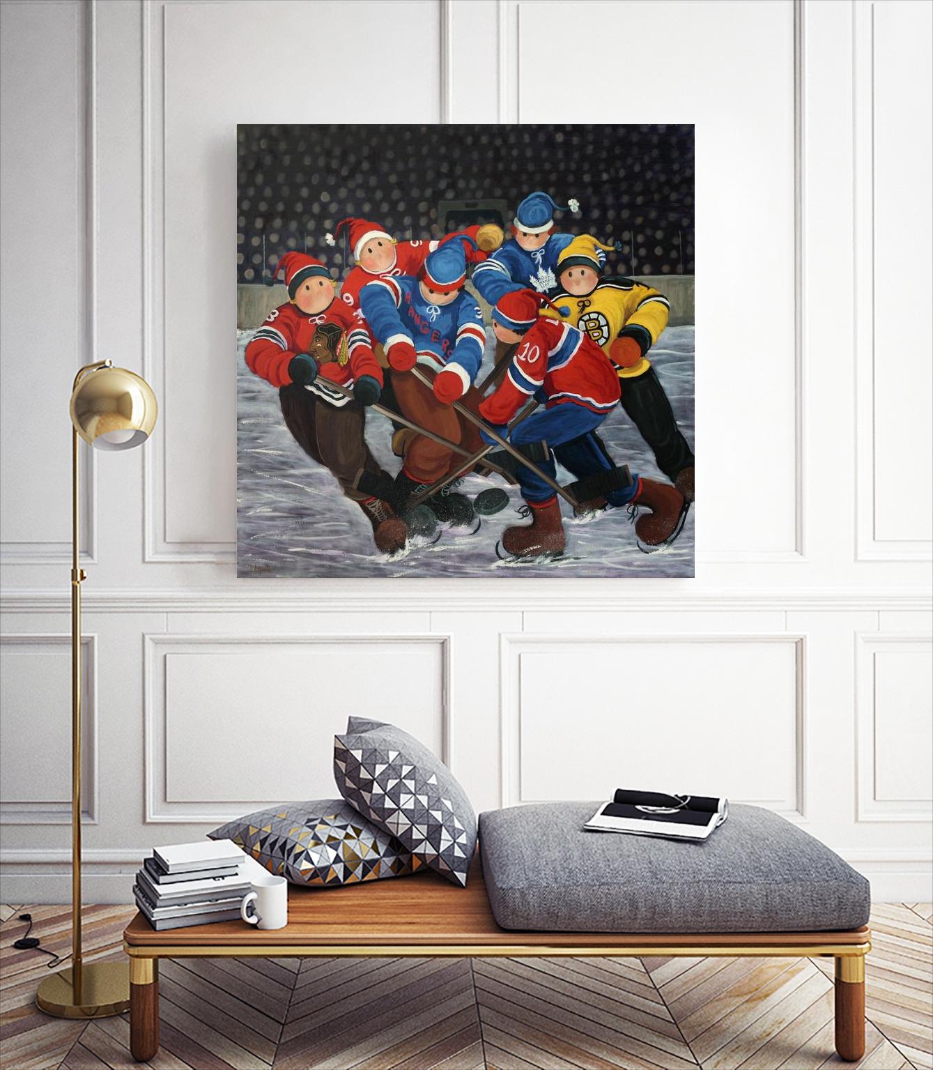 Un rêve by Nicole Laporte on GIANT ART - red figurative glace